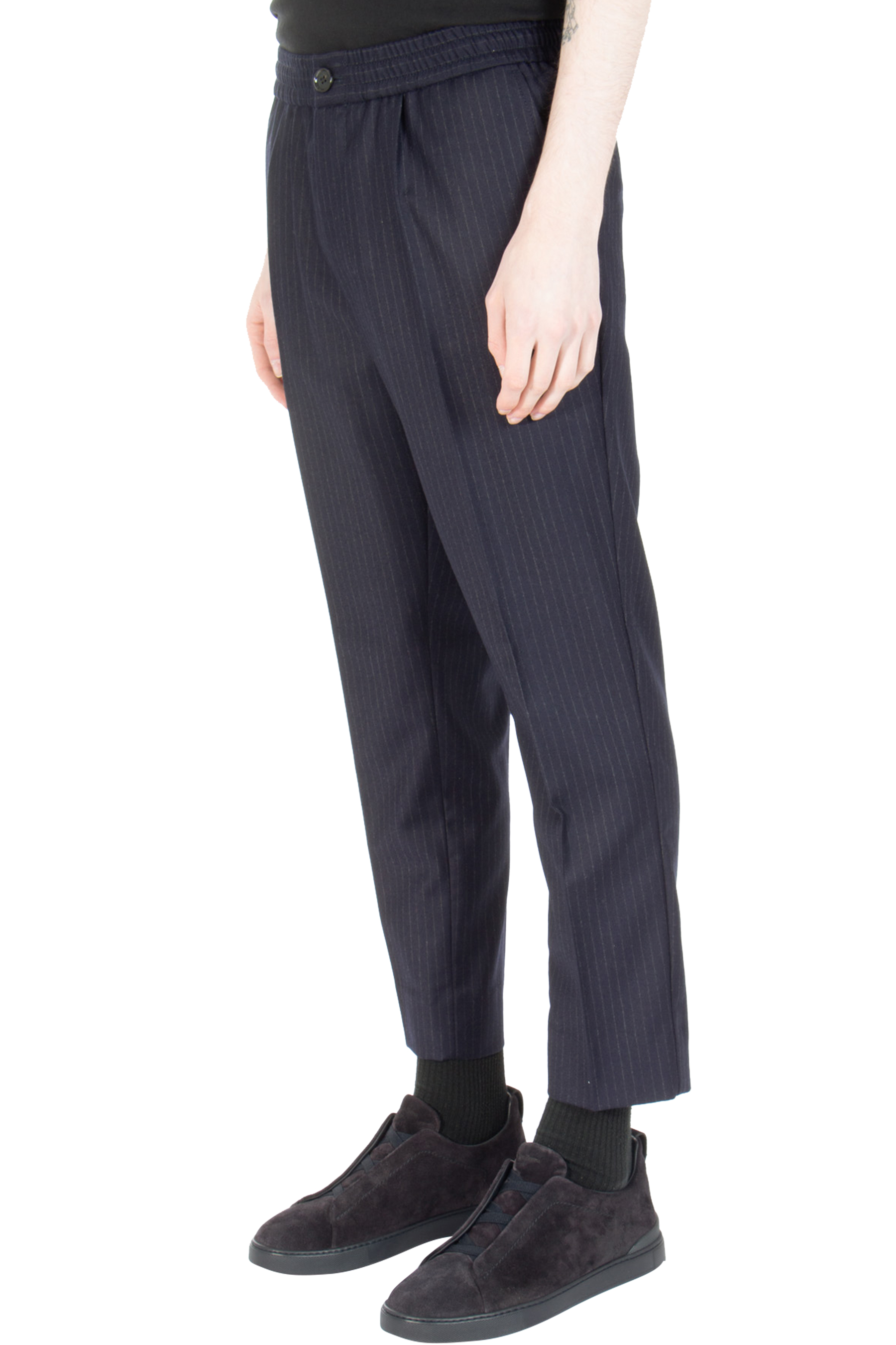 AMI PARIS Pinstripe Virgin Wool Pants