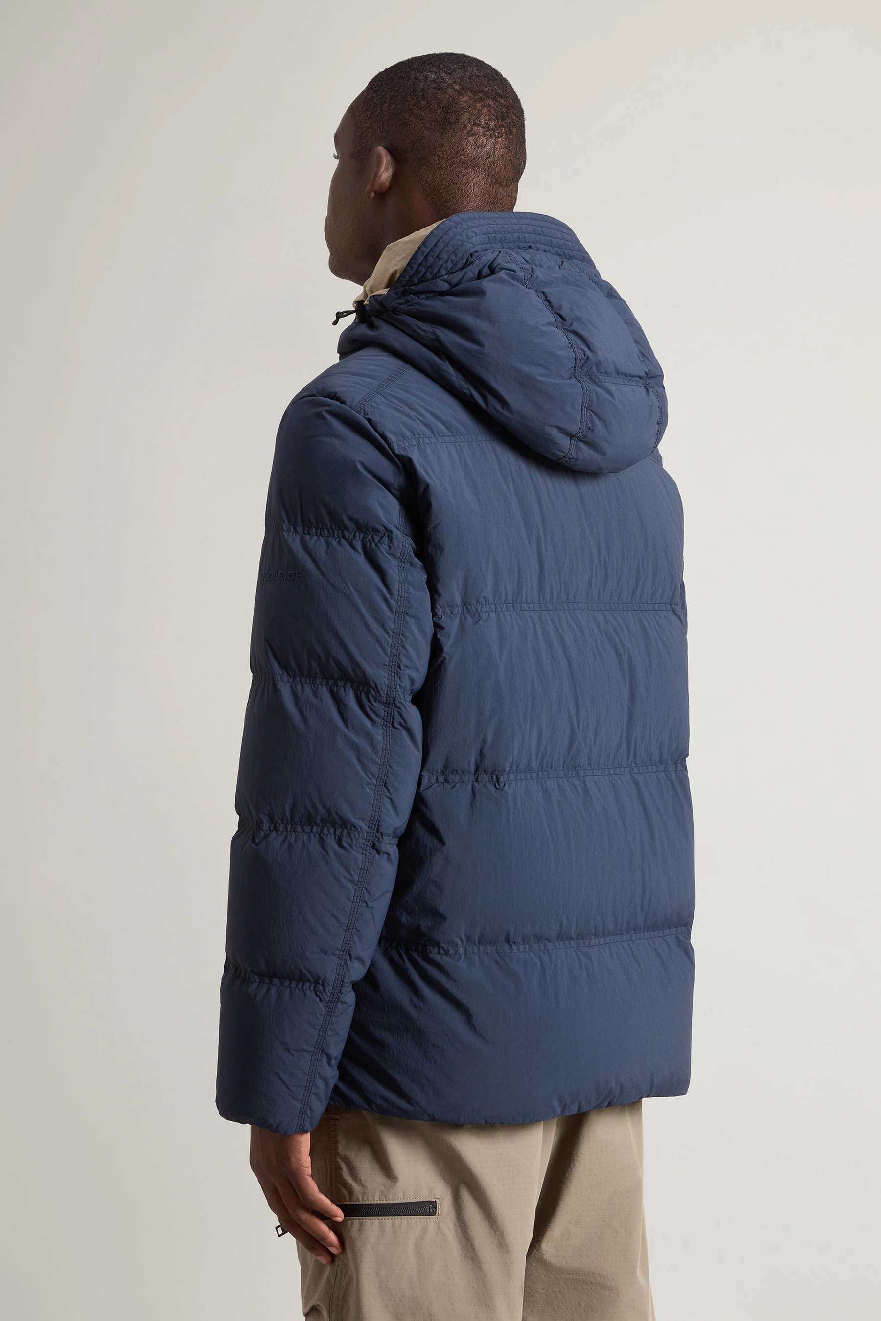 WOOLRICH Garment Dyed Nylon Puffer Jacket