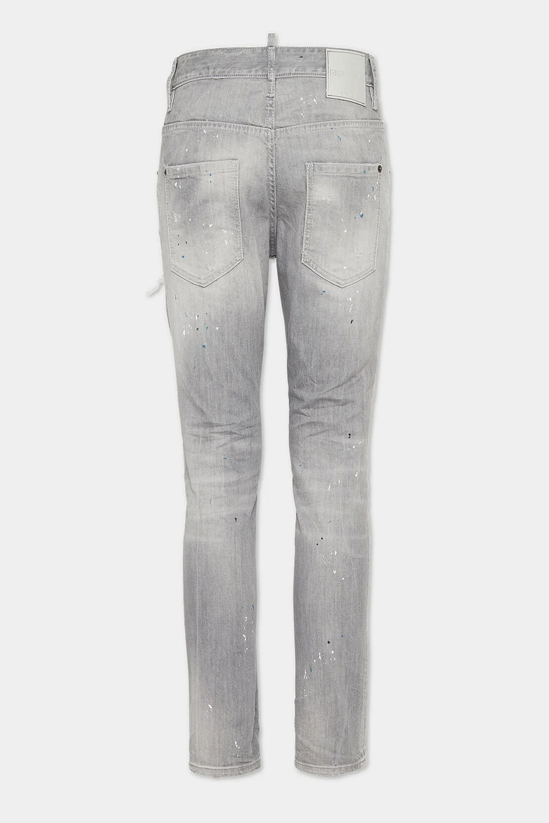 DSQUARED2 Blue Peaks Grey Wash Skater Jeans