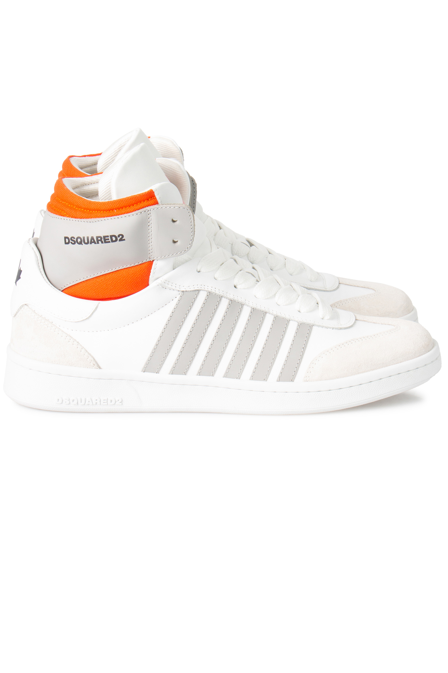 DSQUARED2 Boxer High Top Leather Sneaker 