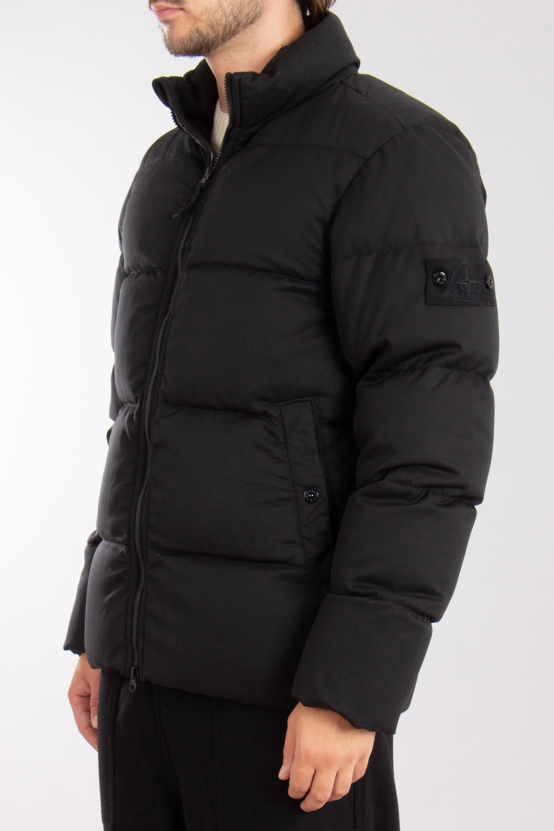 STONE ISLAND Ghost Piece Twill Wool Down Jacket