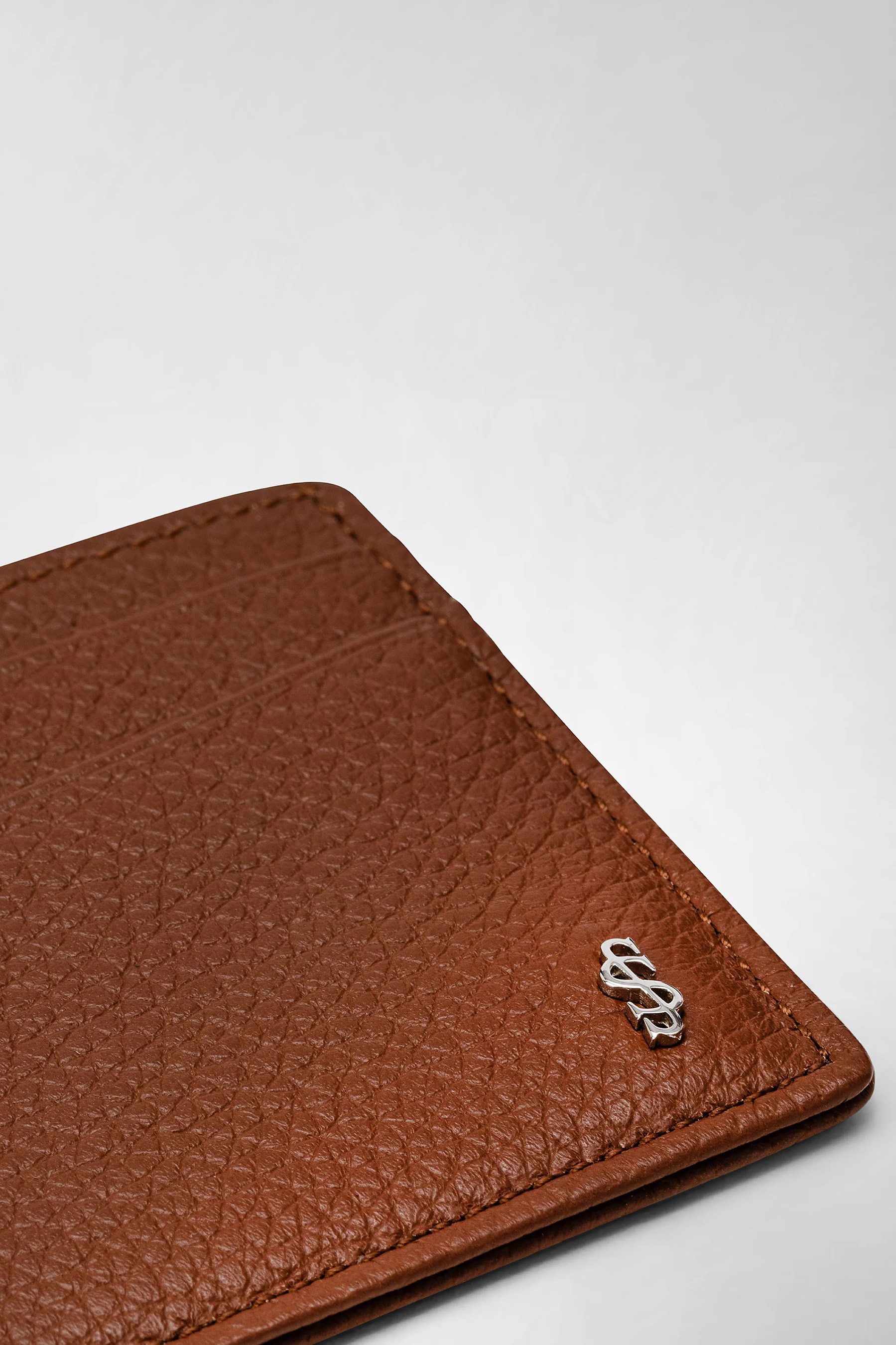 SERAPIAN Cashmere Leather Card Holder