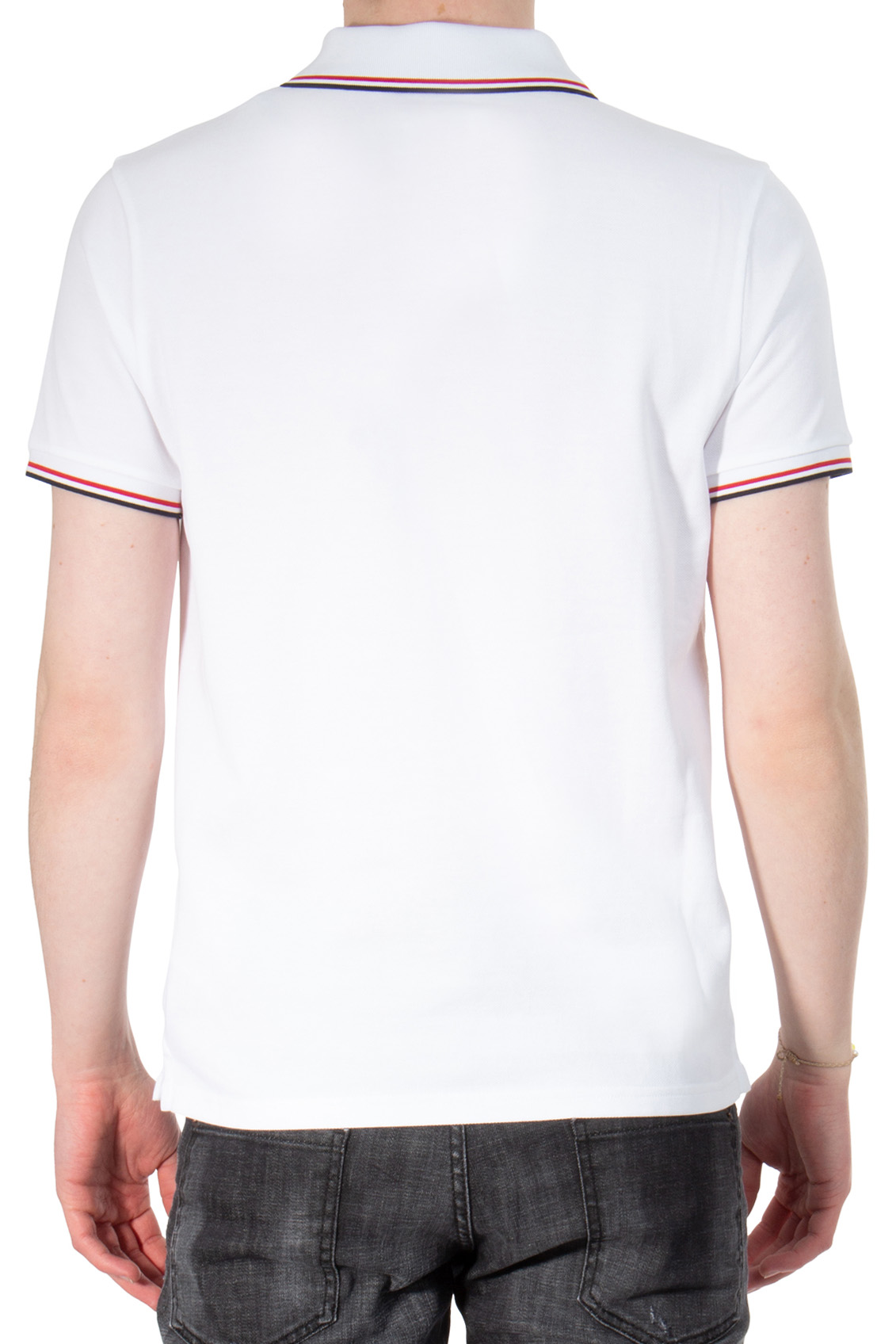 MONCLER Cotton Piqué Polo Shirt