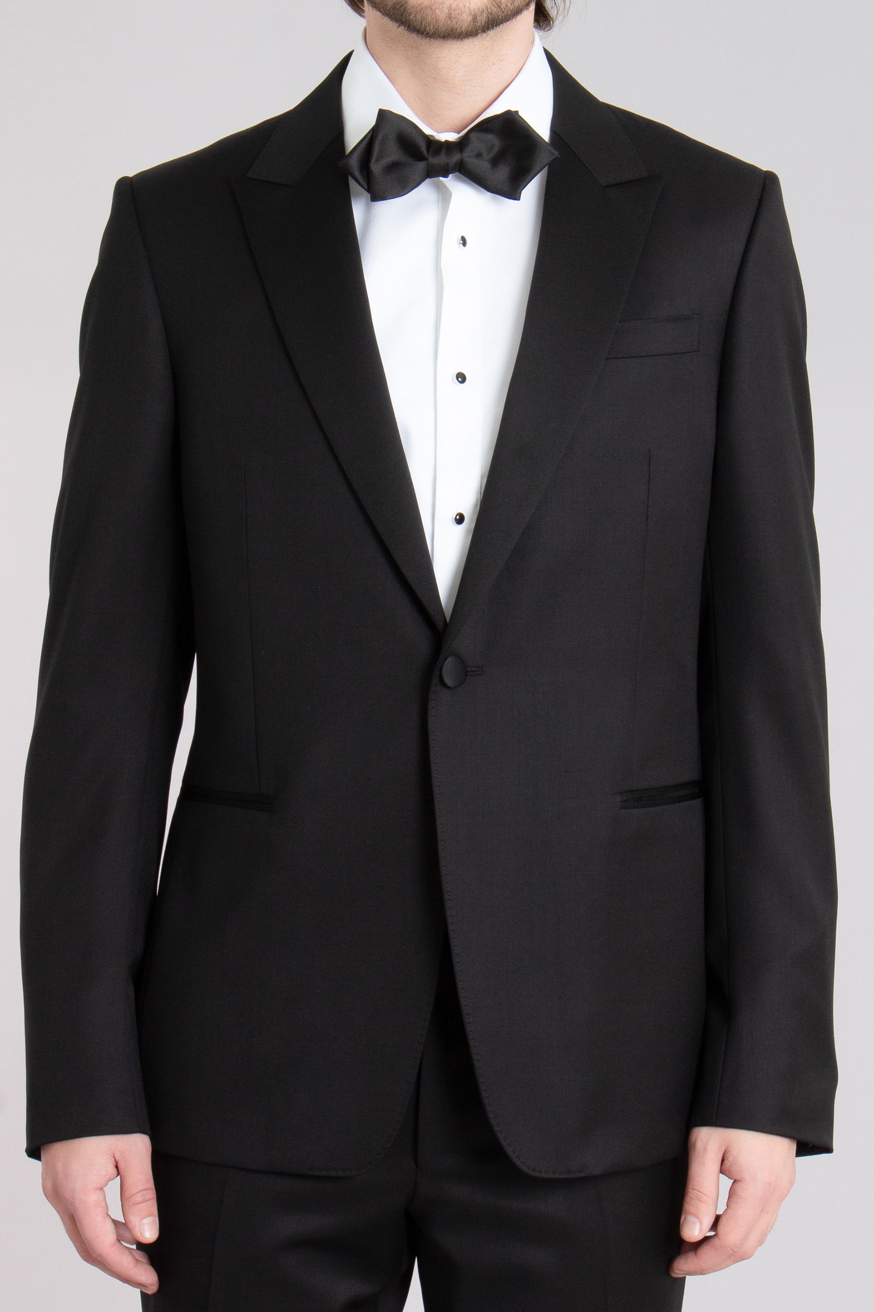 ZEGNA Tailored Fit Wool-Mohair Blend Tuxedo