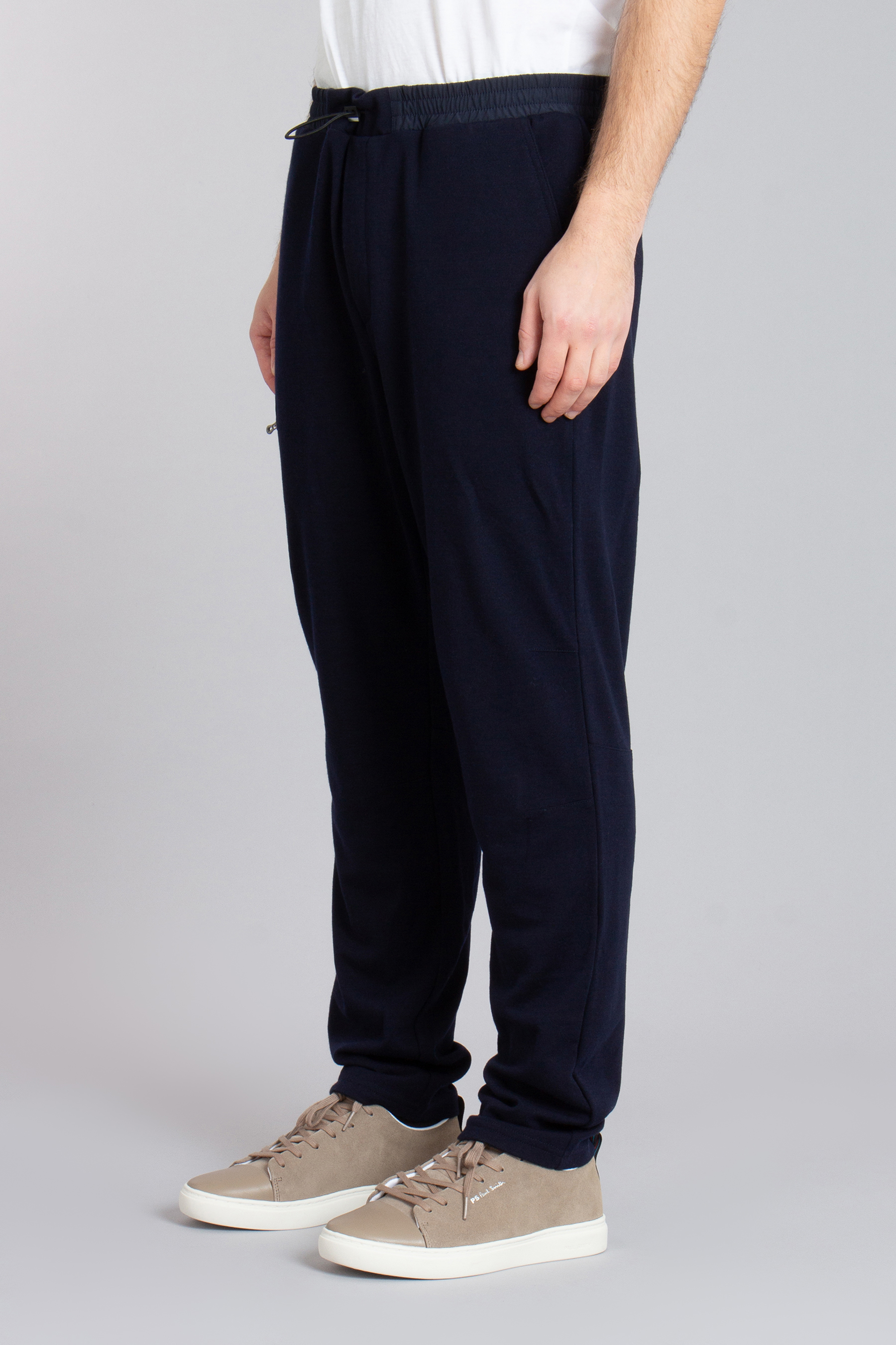 SEASE Virgin Wool Blend Jersey Drawstring Pants