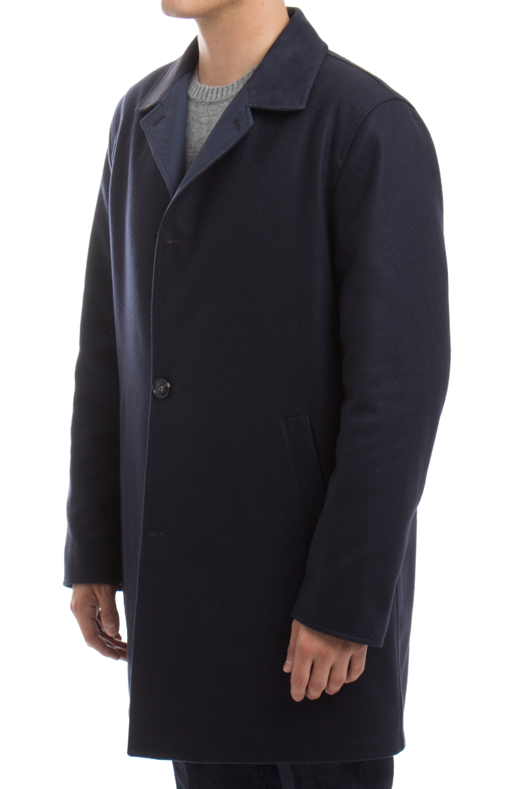 KITON Reversible Cashmere & Nylon Coat 