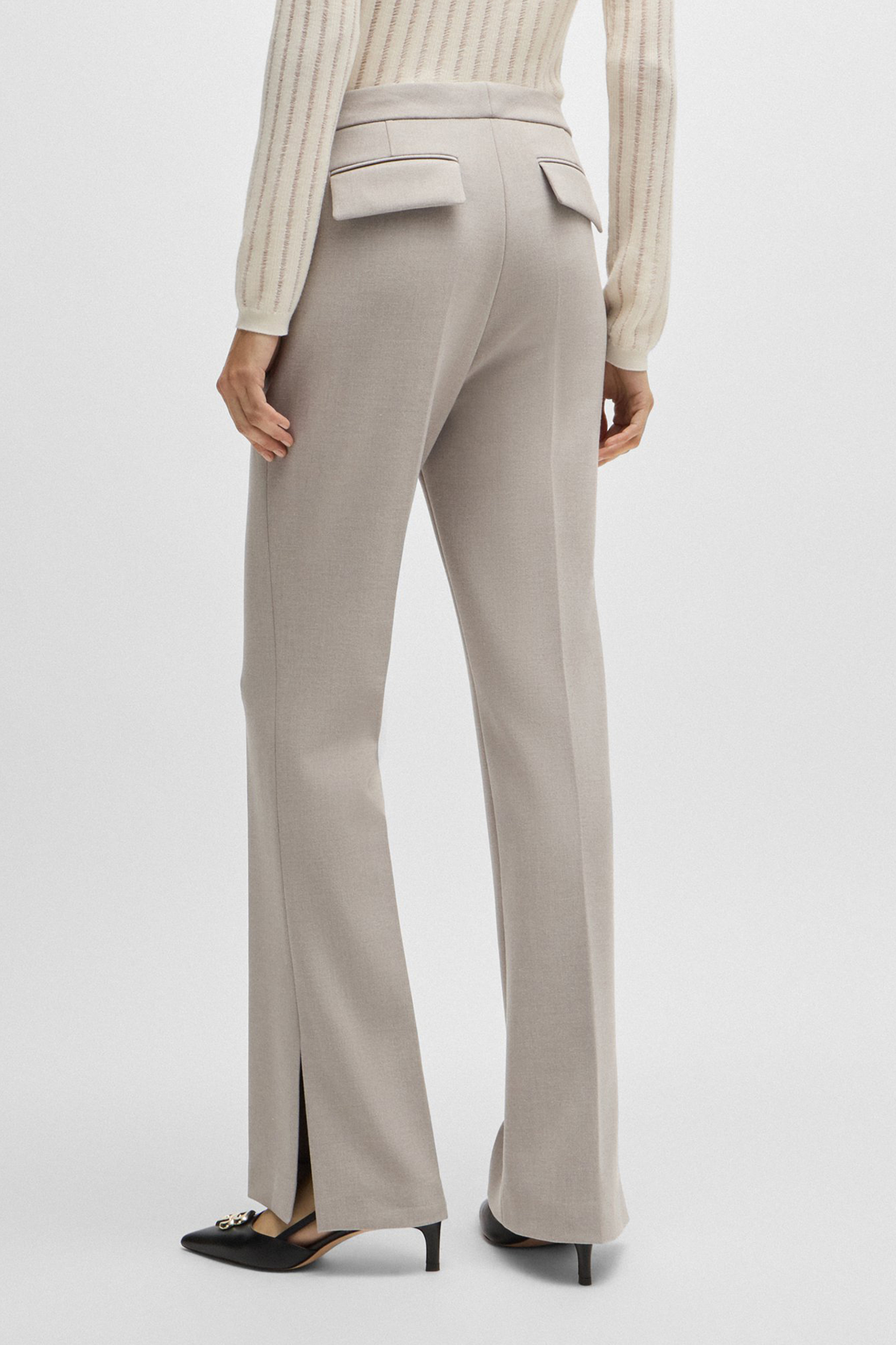 BOSS Viscose Stretch Blend Pants Tubeka