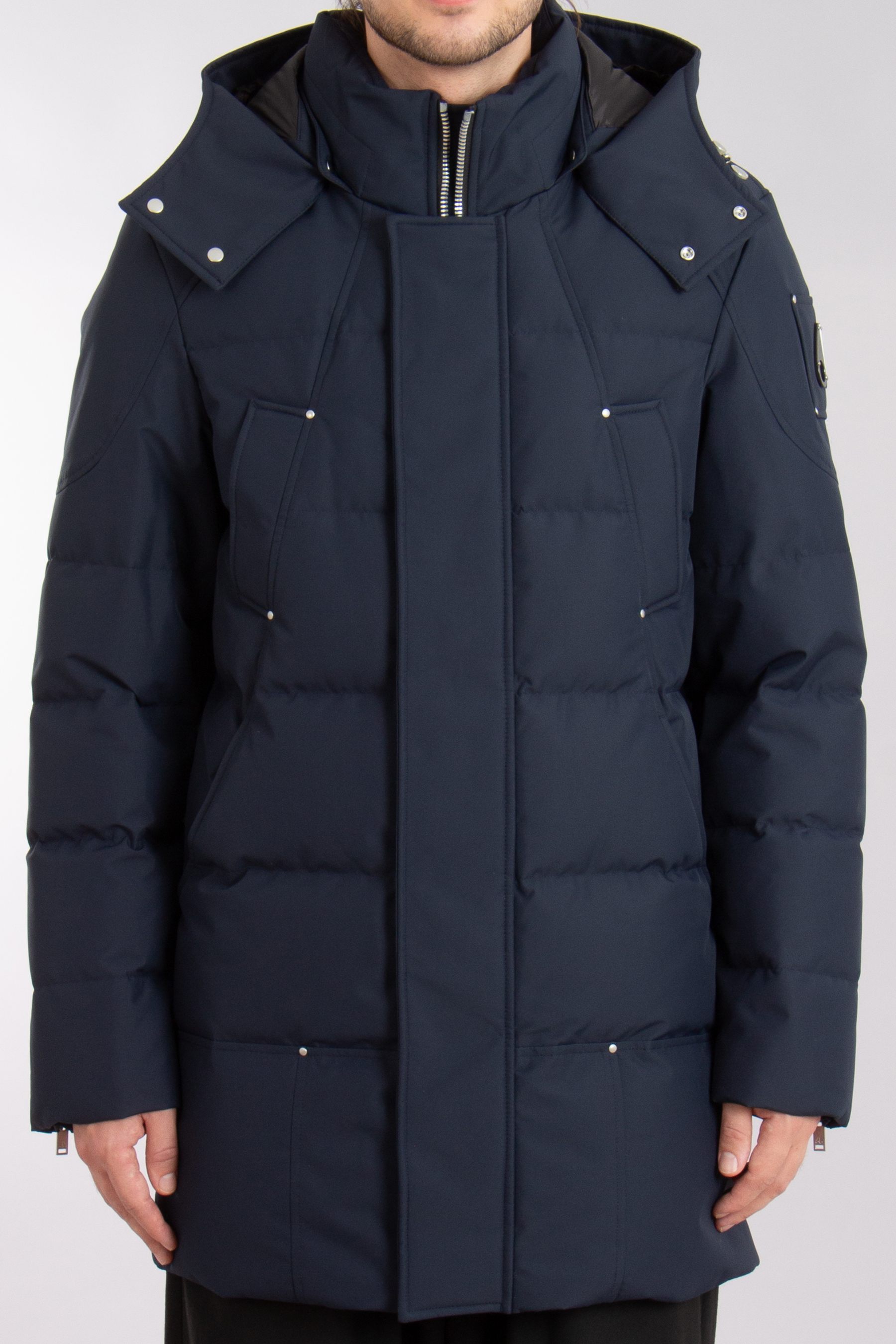 MOOSE KNUCKLES Hooded Down Parka Cloud