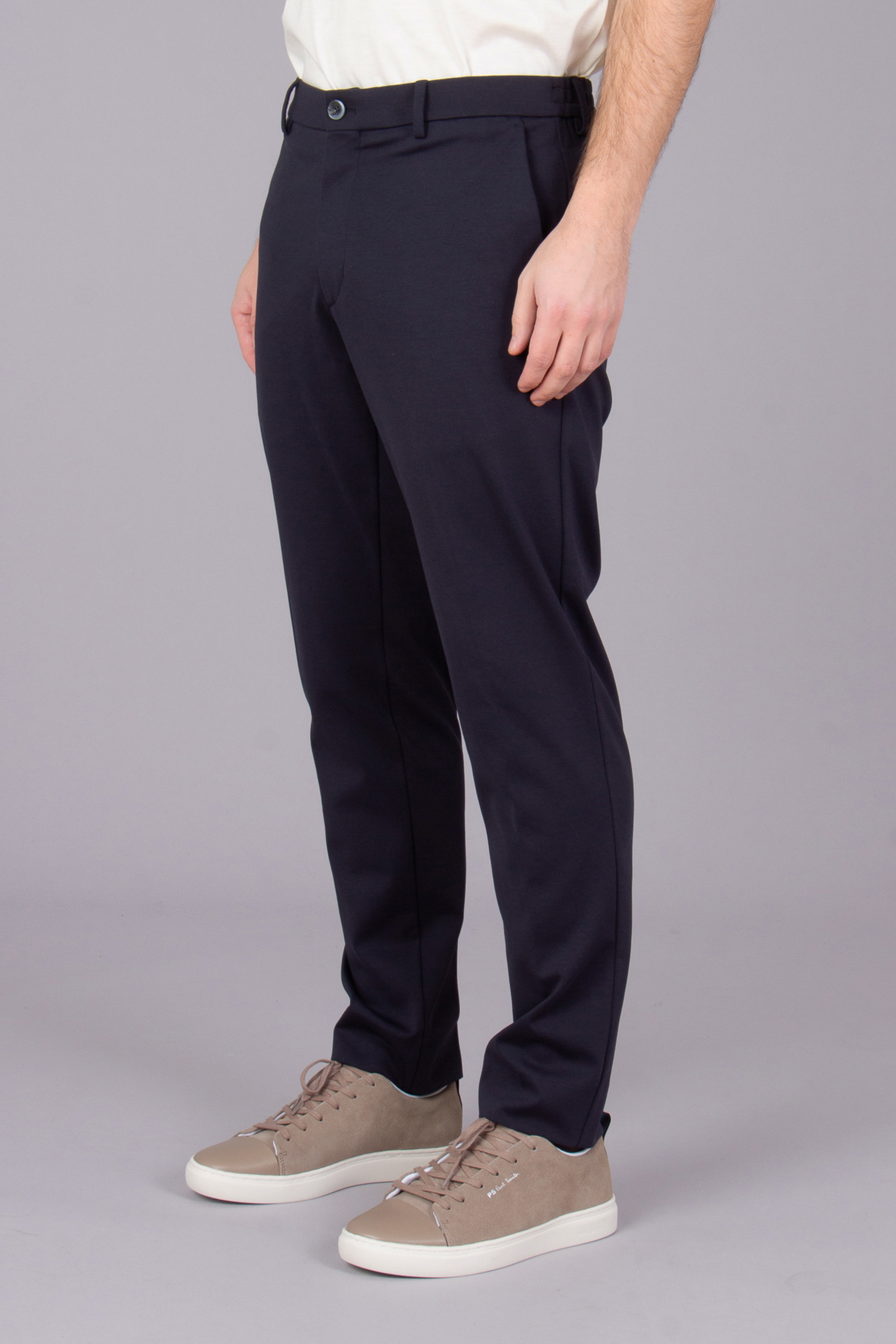 GTA Slim Fit Cotton Blend Strech Jersey Pants Davide