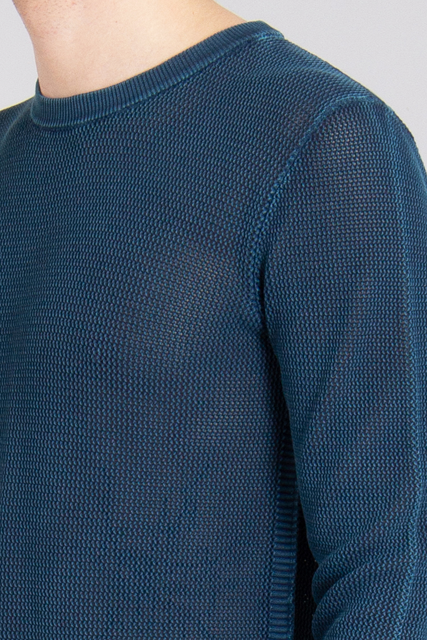 ROBERTO COLLINA Structured Cotton Knit Sweater