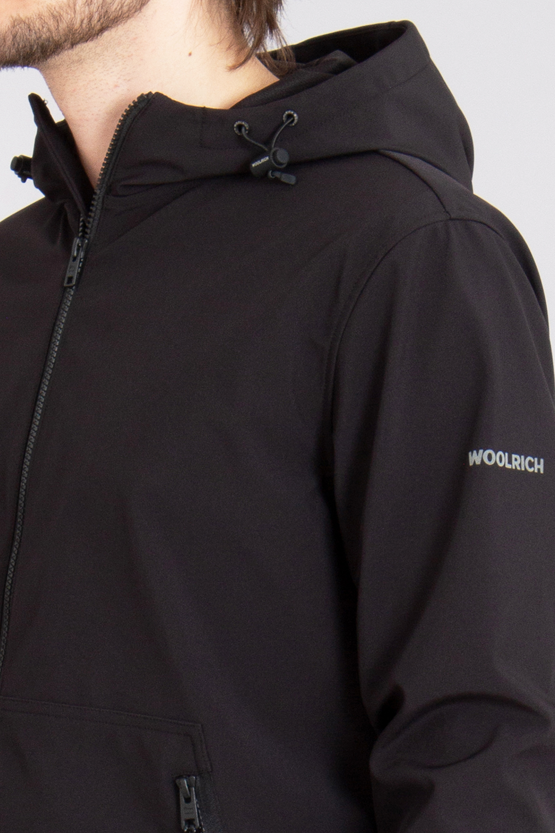 WOOLRICH Tech Soft Shell Full-Zip Hooded Jacket