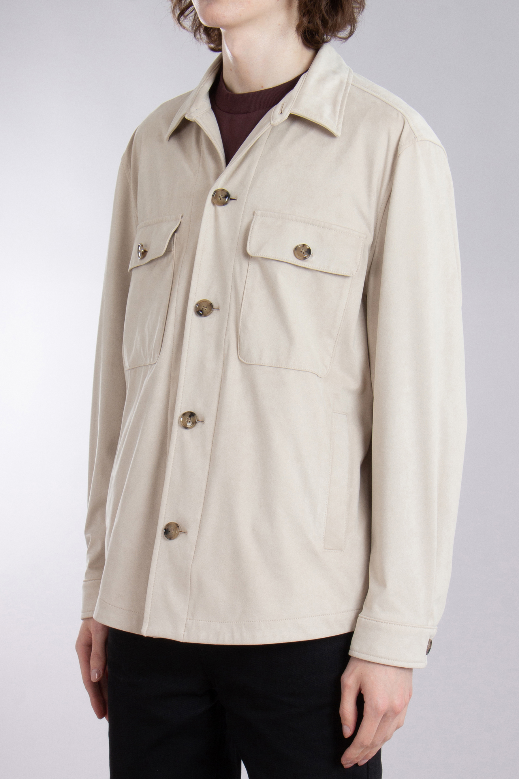 BOSS Bi-Stretch Fabric Overshirt C-Carper