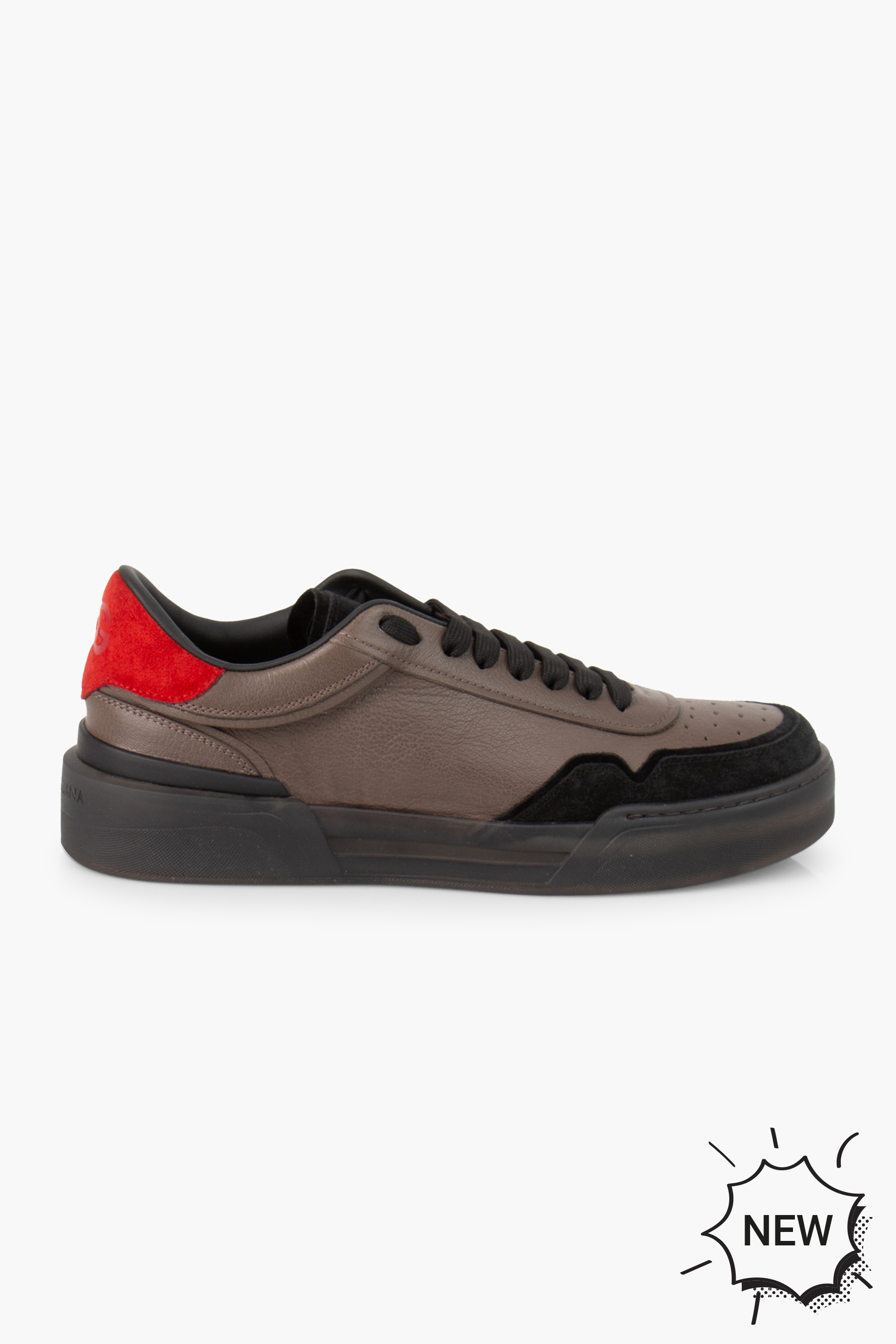 DOLCE & GABBANA Leather & Suede Sneakers New Roma