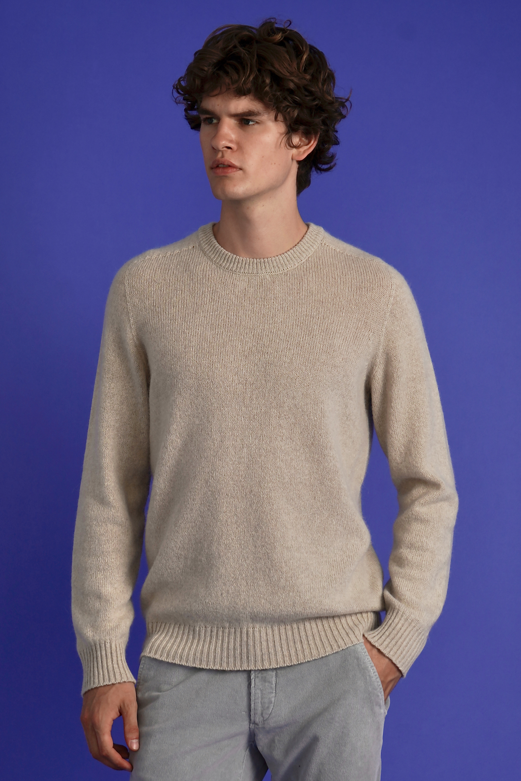 ROBERTO COLLINA Cashmere-Baby Alpaca Blend Sweater