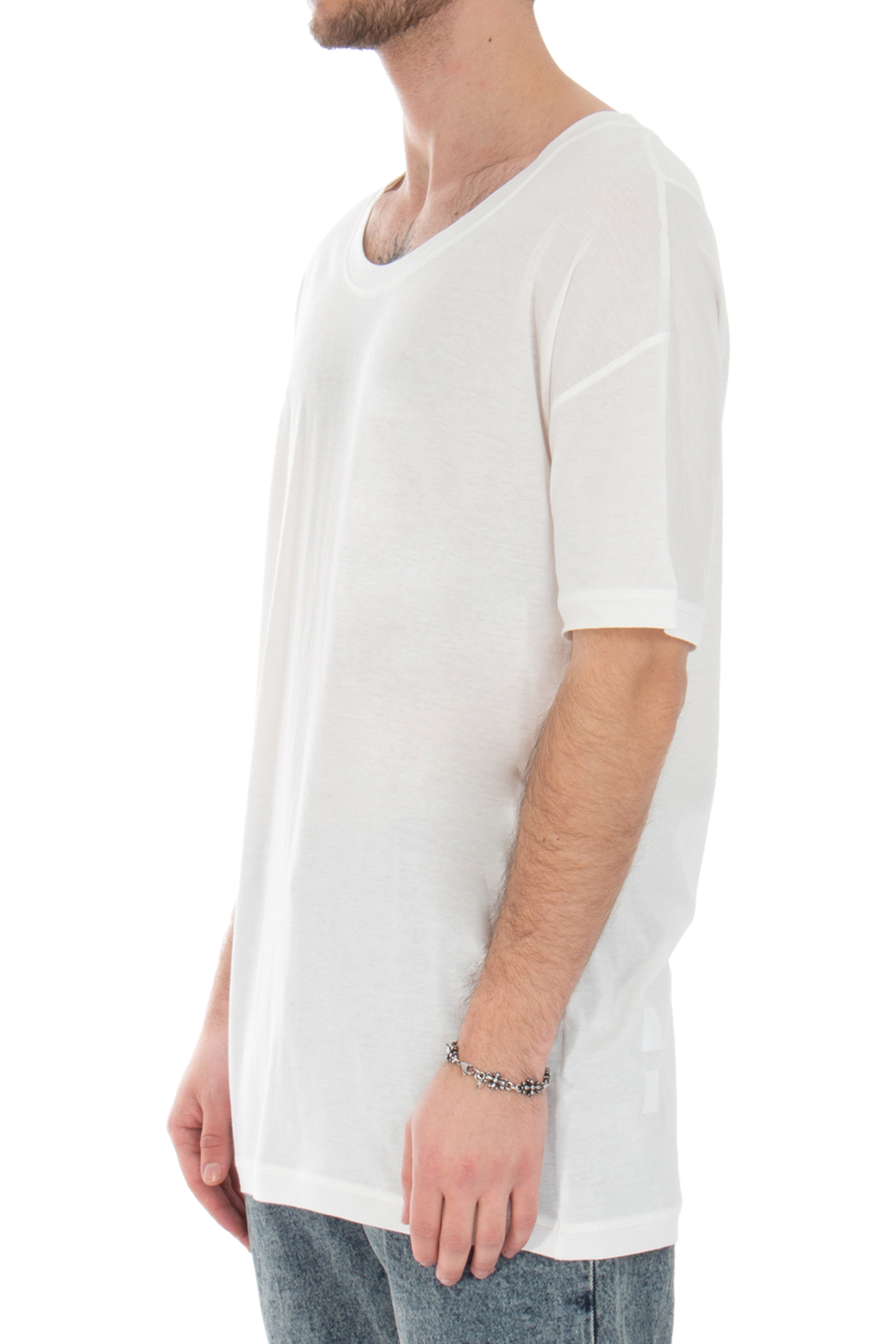 RE:VOLVER ATELIER Scoop Neck Cotton T-Shirt