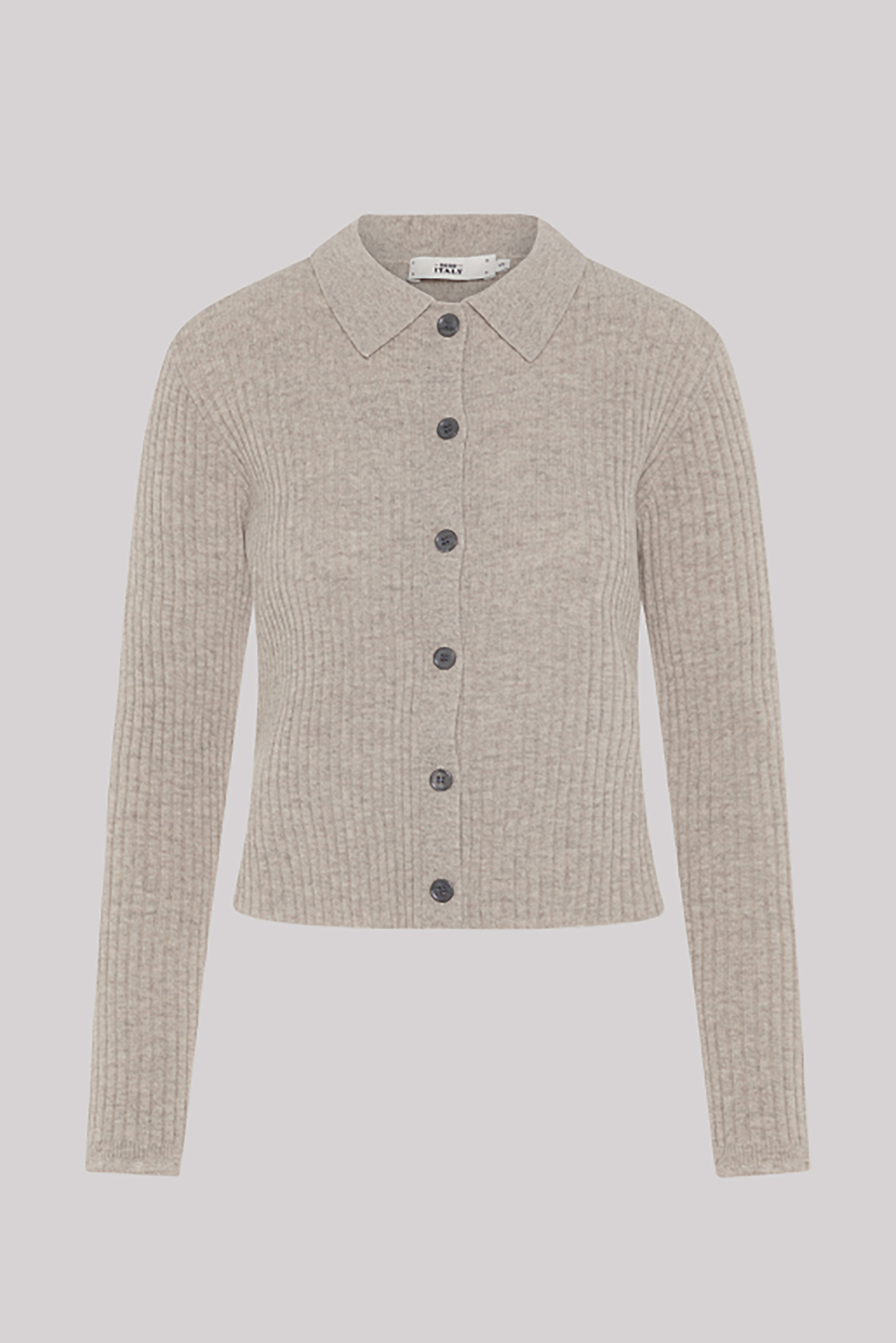 0039 ITALY Ribbed Wool Cardigan Matilda