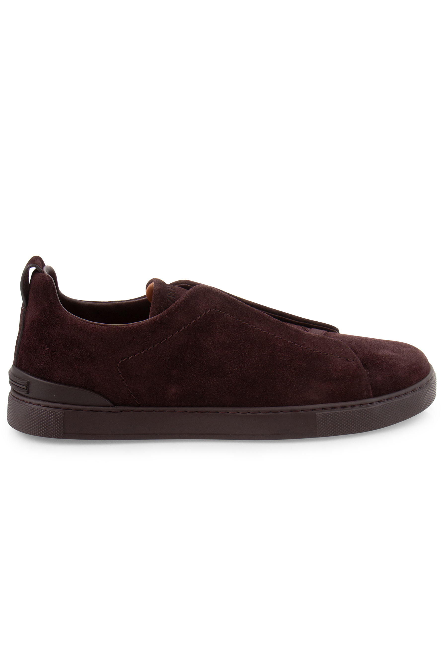 ZEGNA Suede Sneakers Triple Stitch