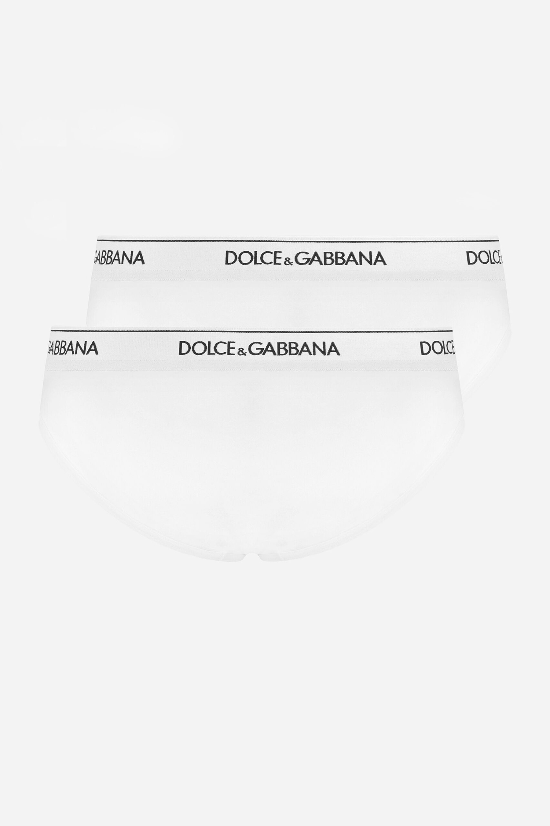 DOLCE & GABBANA 2-Pack Cotton Stretch Jersey Mid-Rise Briefs