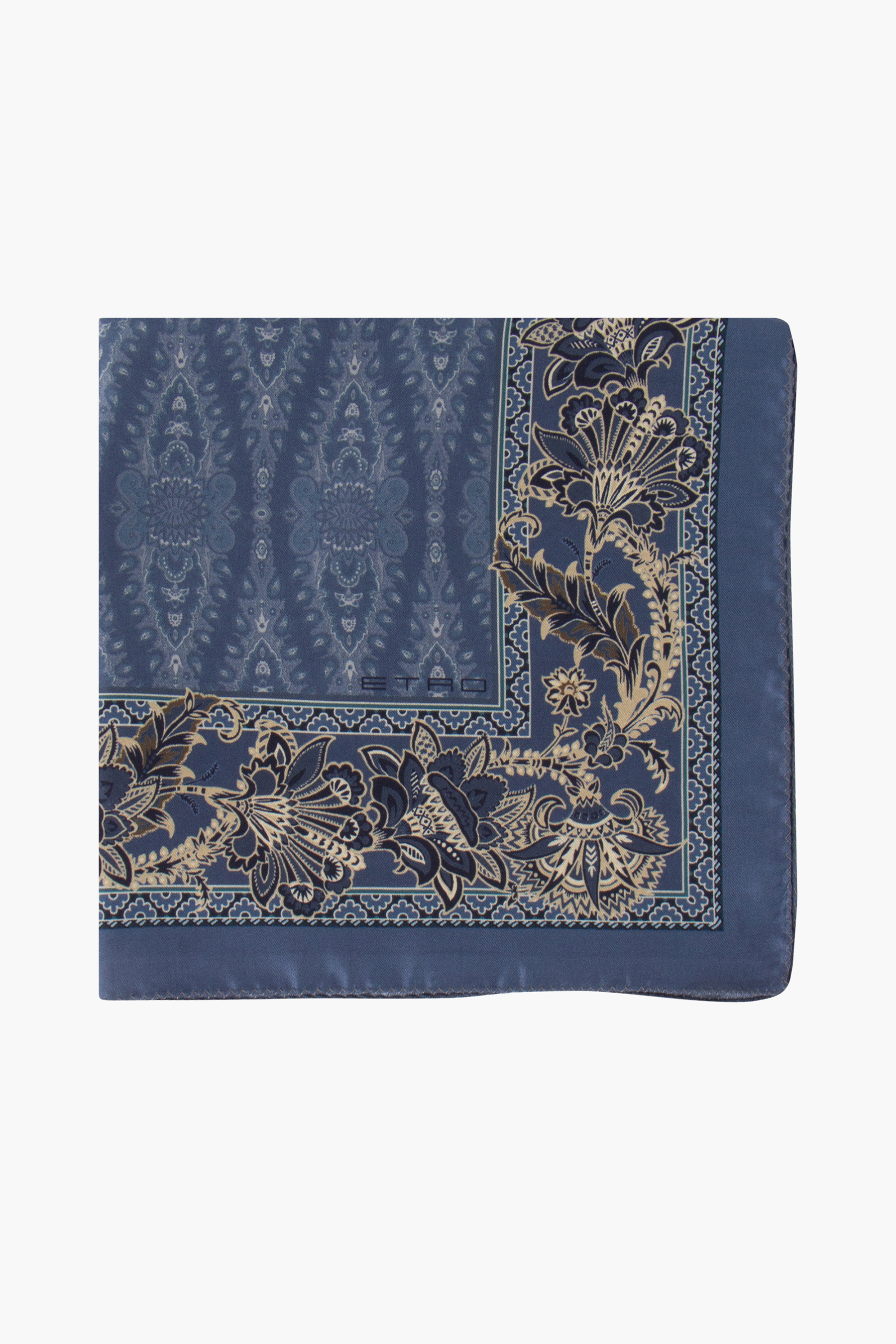 ETRO Paisley Print Silk Pocket Square