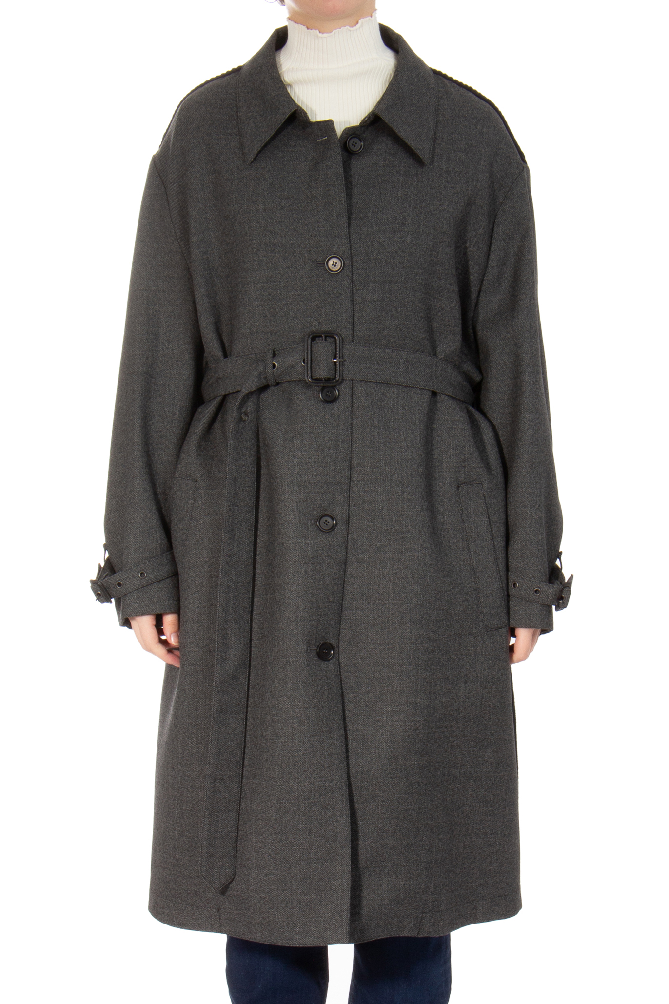 ASPESI Hybrid Virgin Wool Coat