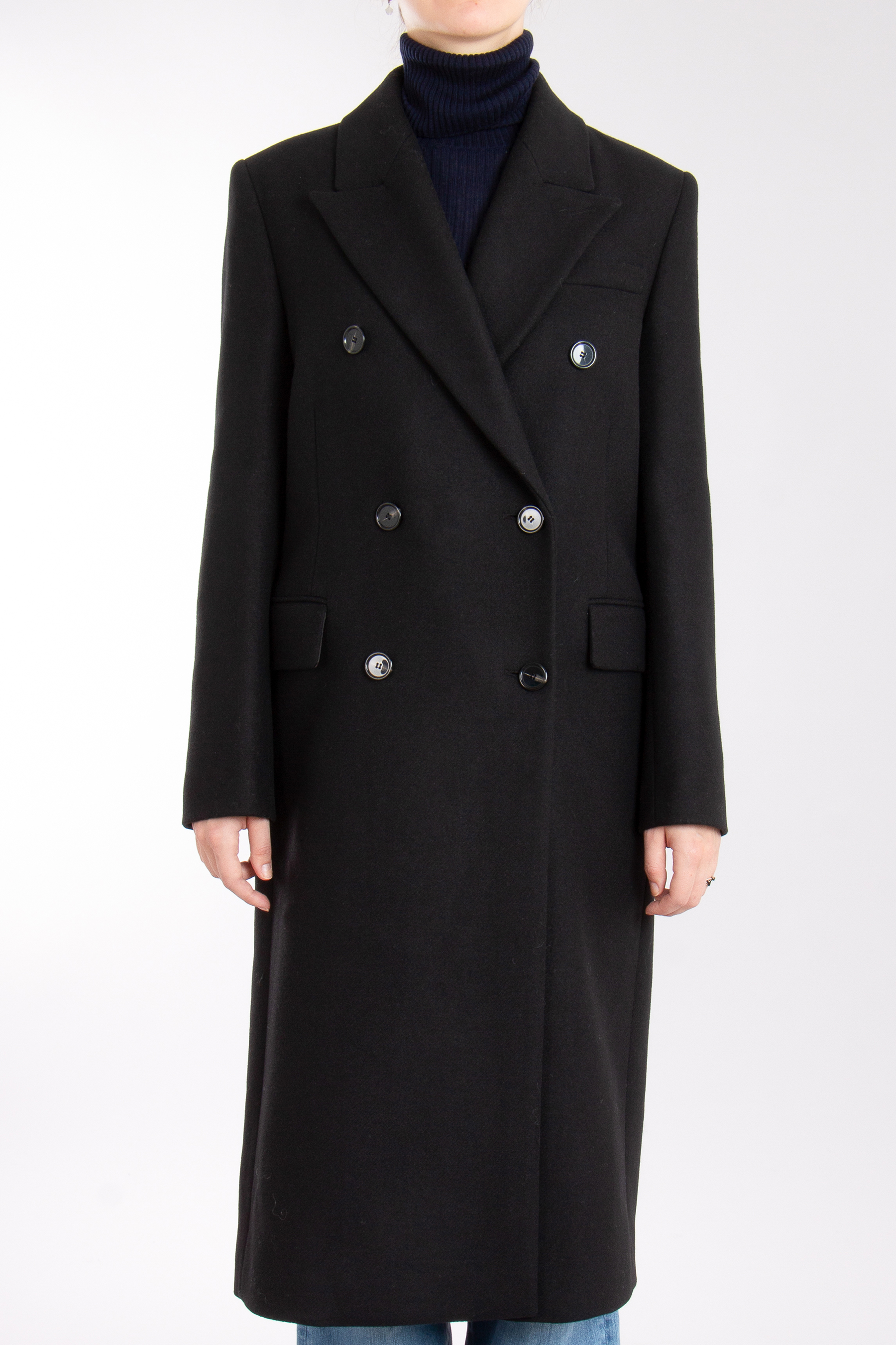 BOSS Recycled Wool Blend Coat Callaf