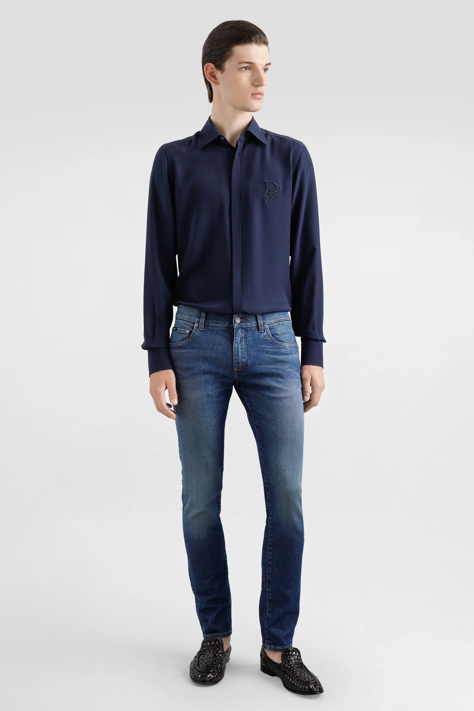 DOLCE & GABBANA Skinny Cotton Stretch Denim Jeans