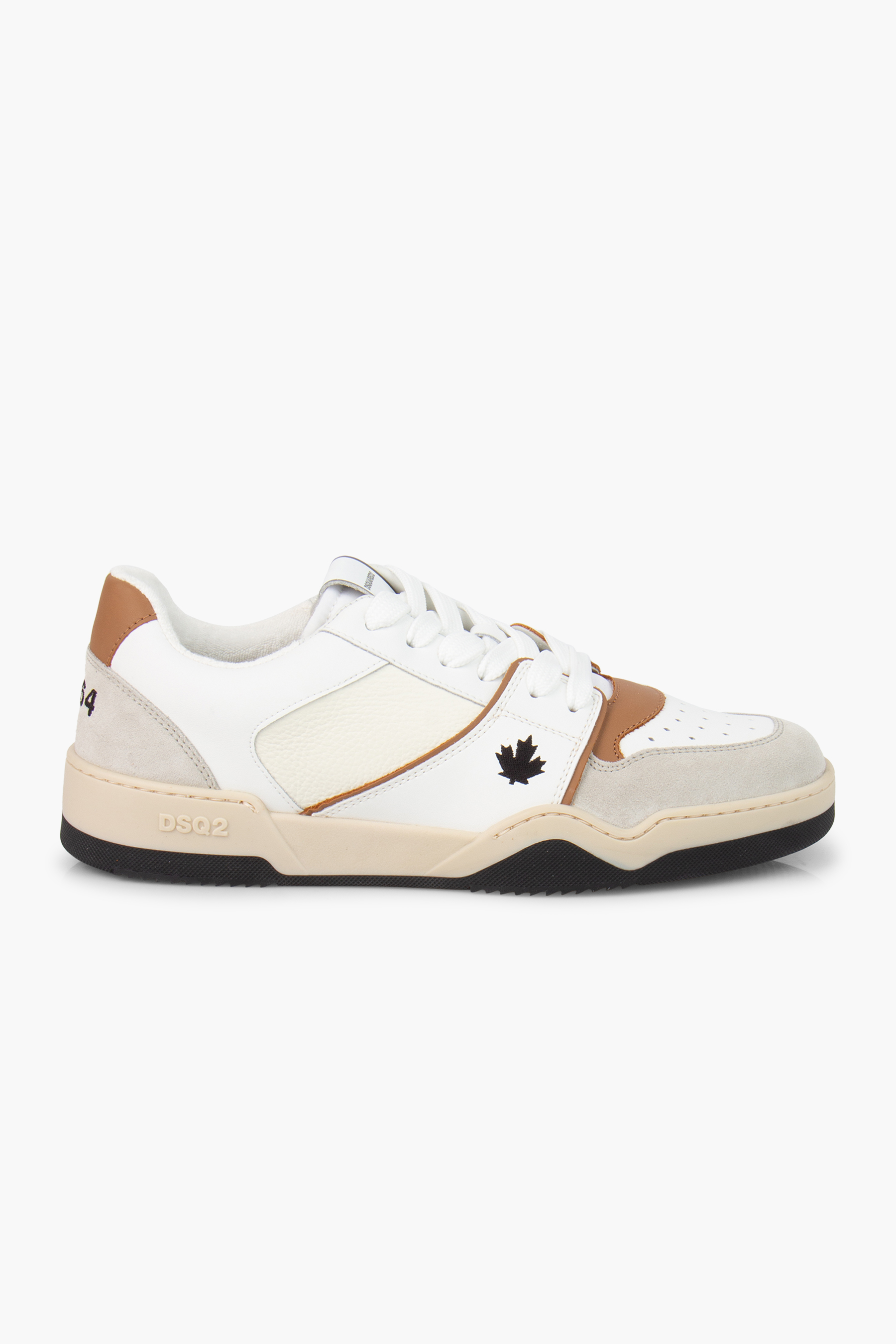 DSQUARED2 Leather & Suede Sneakers Spiker