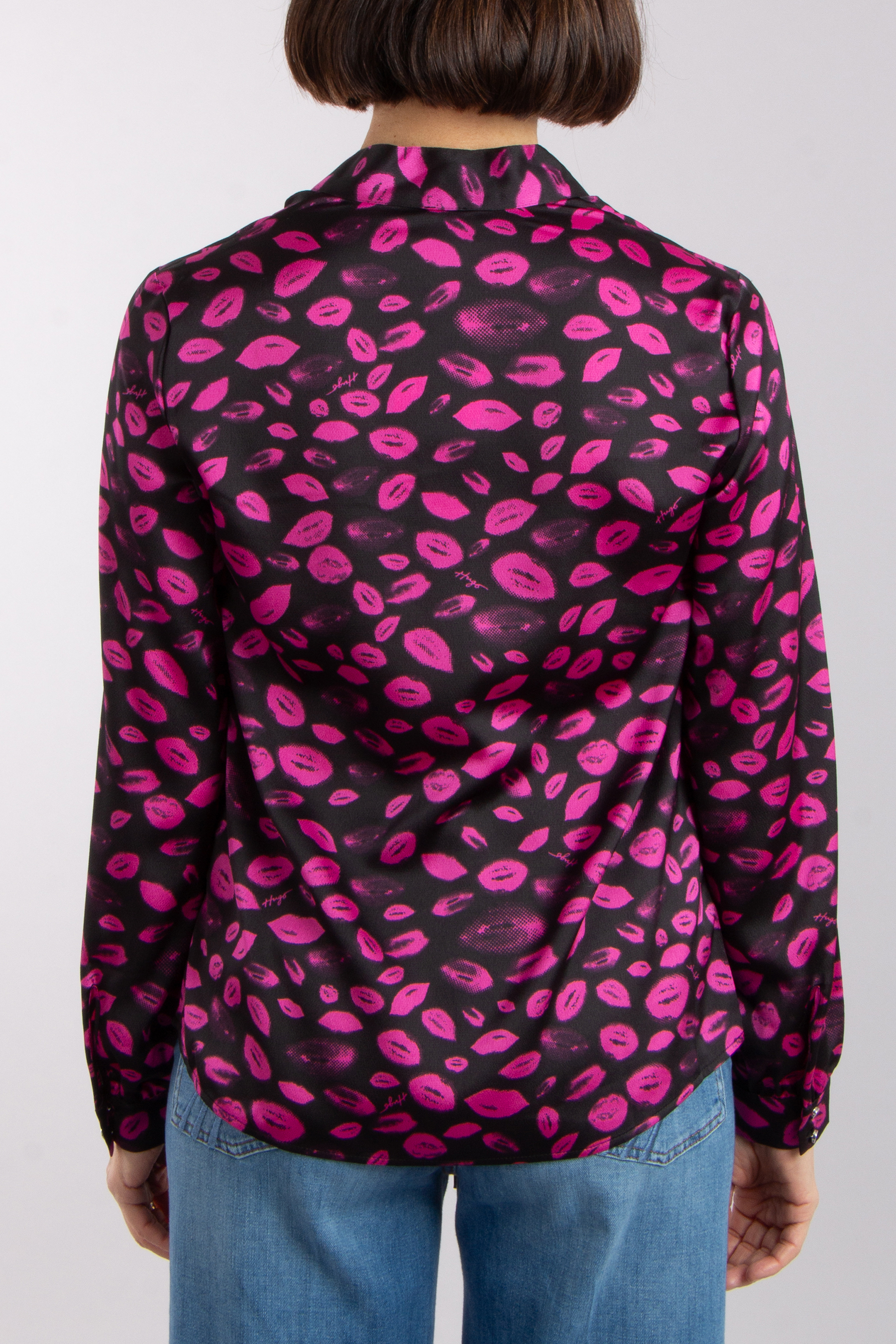 HUGO Printed Recycled Synthetics Blouse Cisena