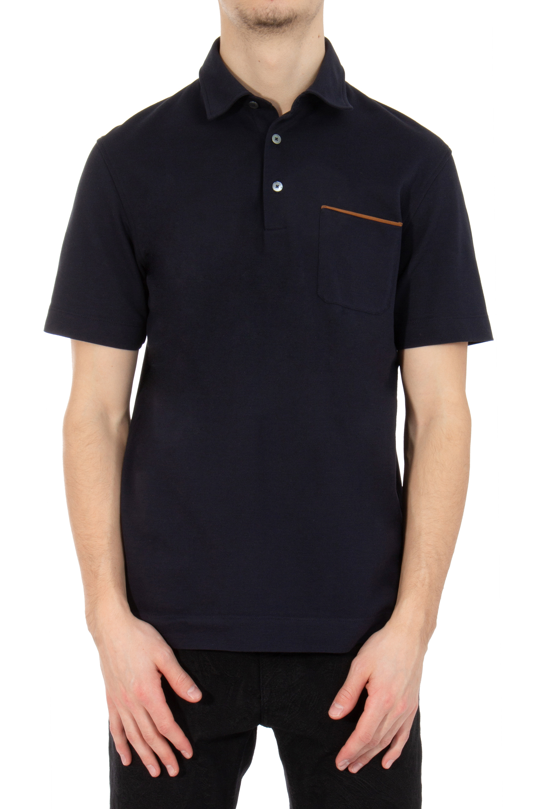 ZEGNA Cotton Piqué Polo Shirt