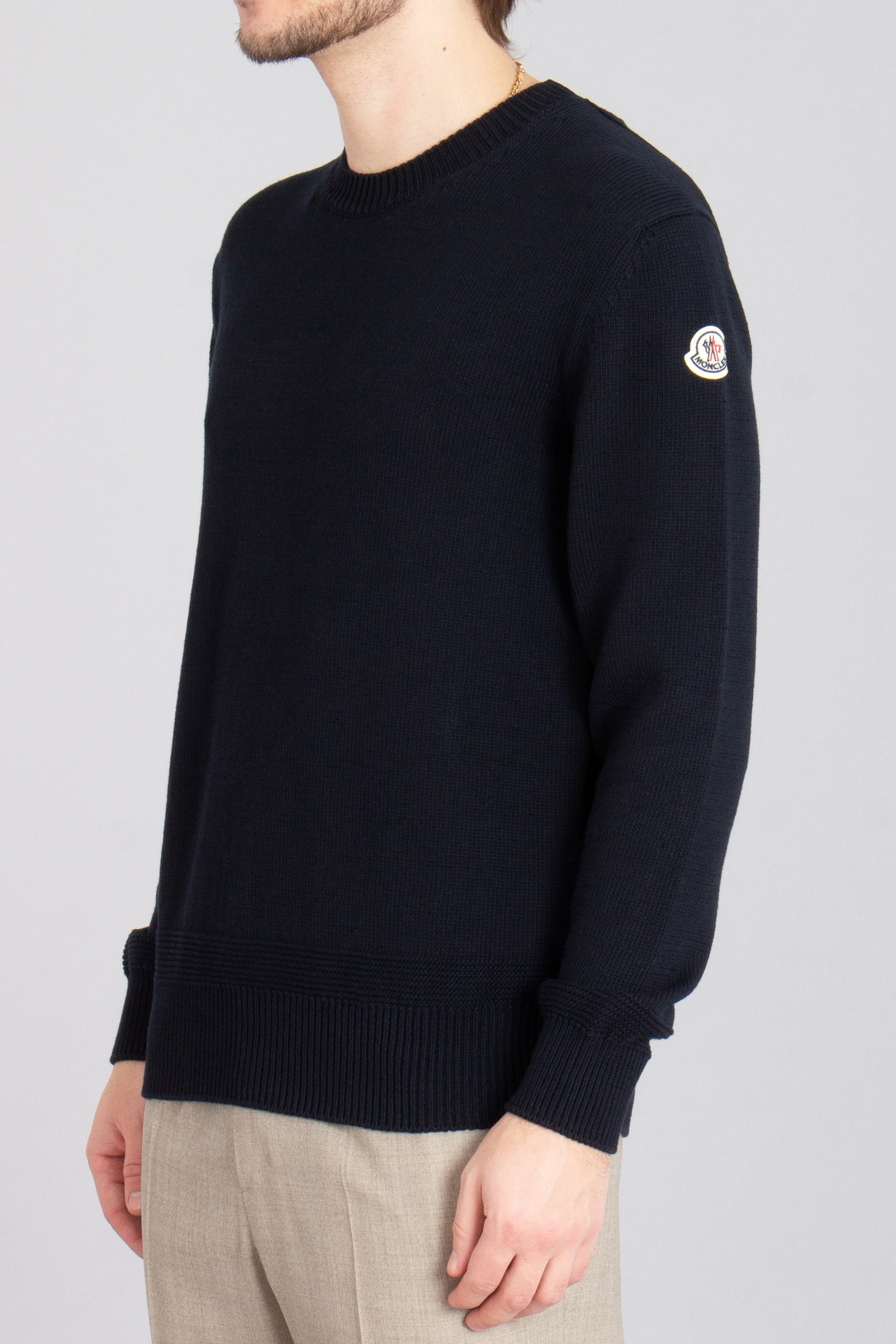 MONCLER Regular Fit Cotton Sweater