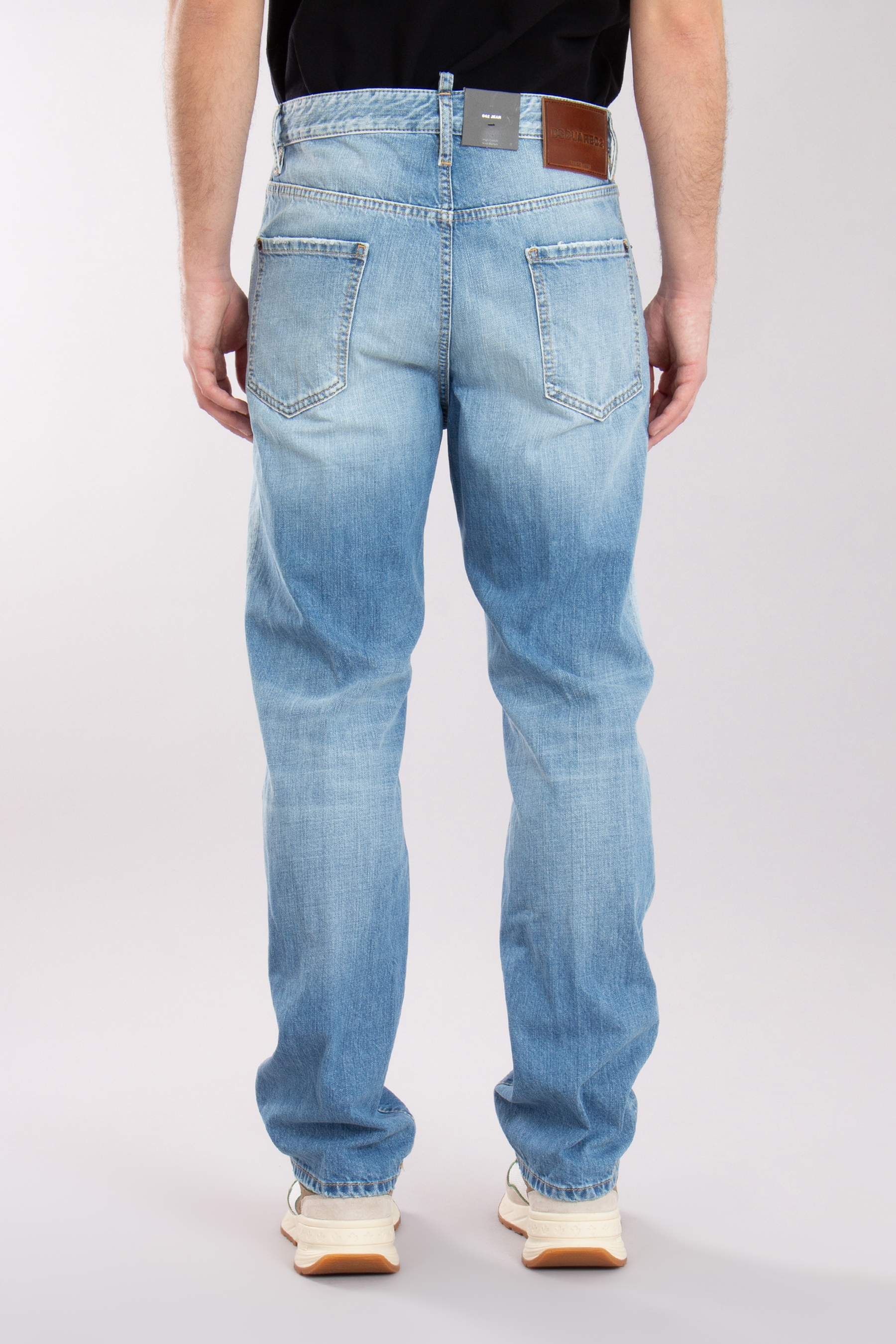 DSQUARED2 Light Clean Wash Cotton Denim 642 Jeans