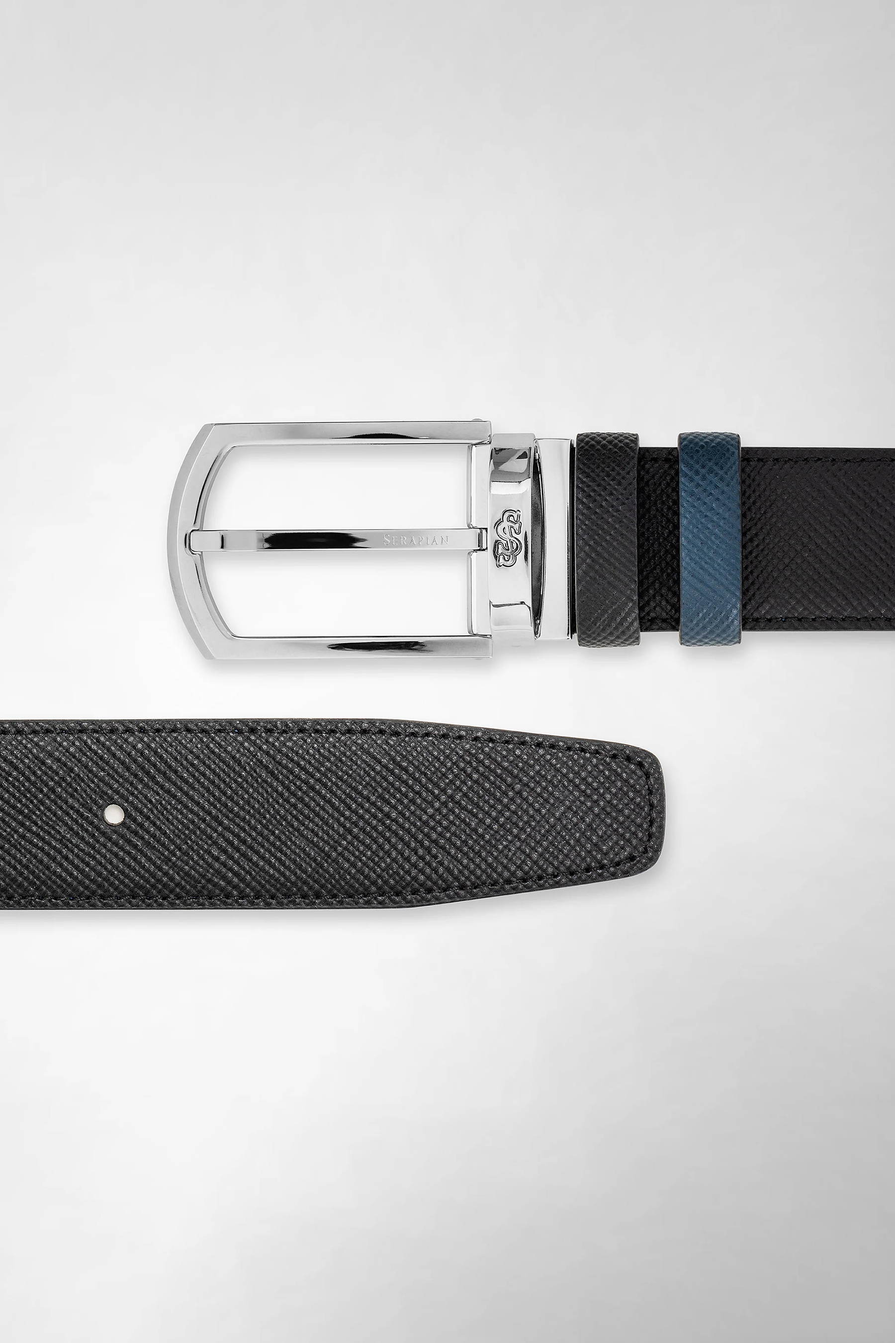 SERAPIAN Reversible Leather Belt