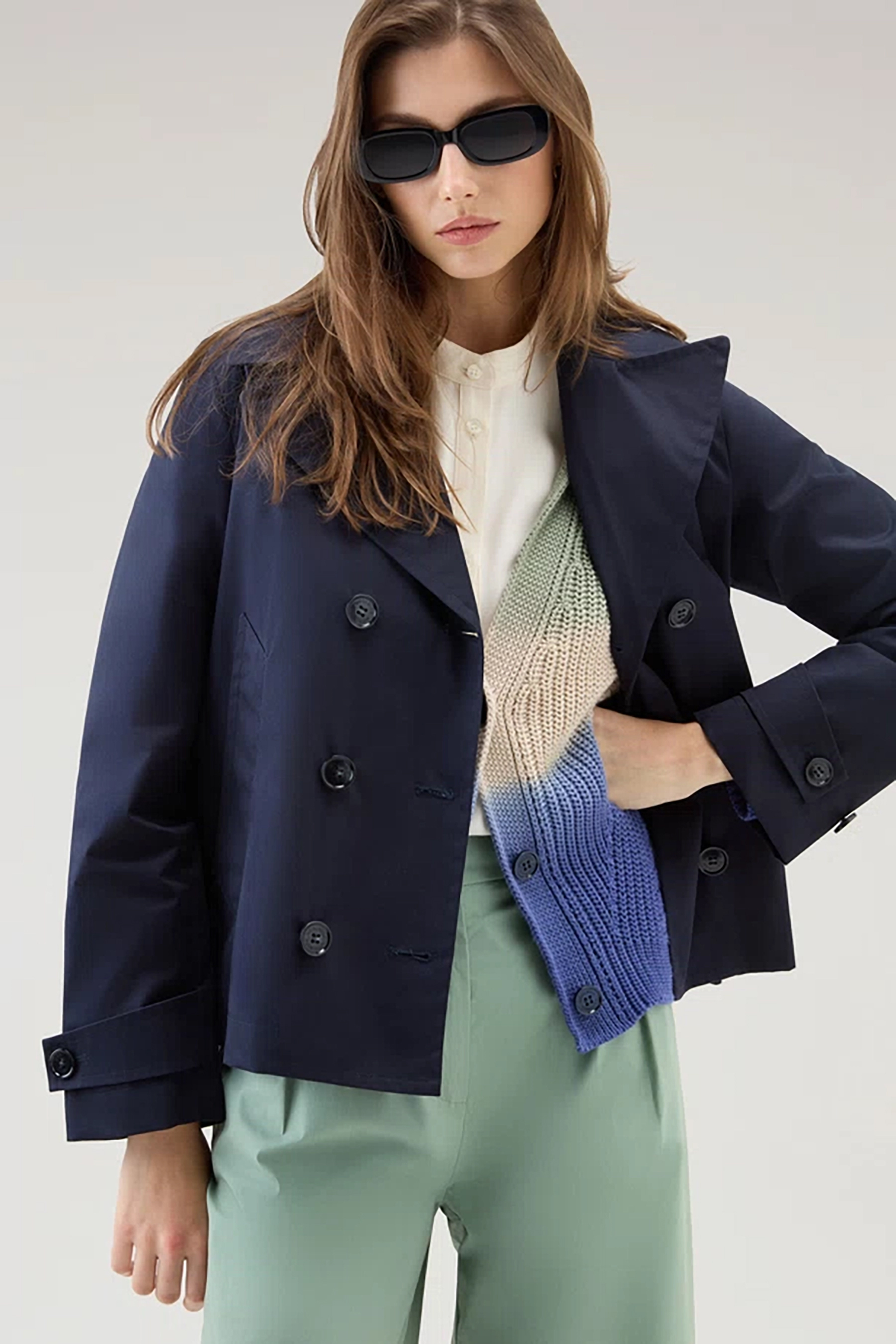 WOOLRICH Best Cotton Peacoat Havice