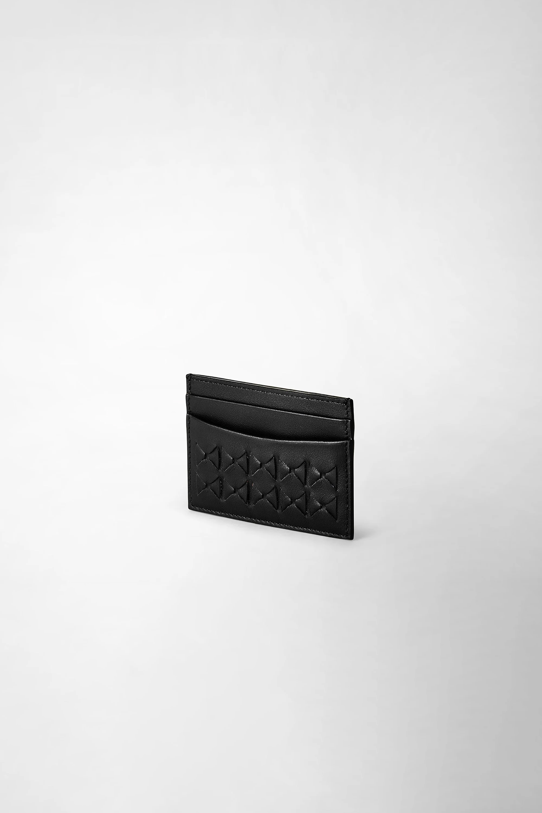 SERAPIAN Mosaico Leather Card Holder