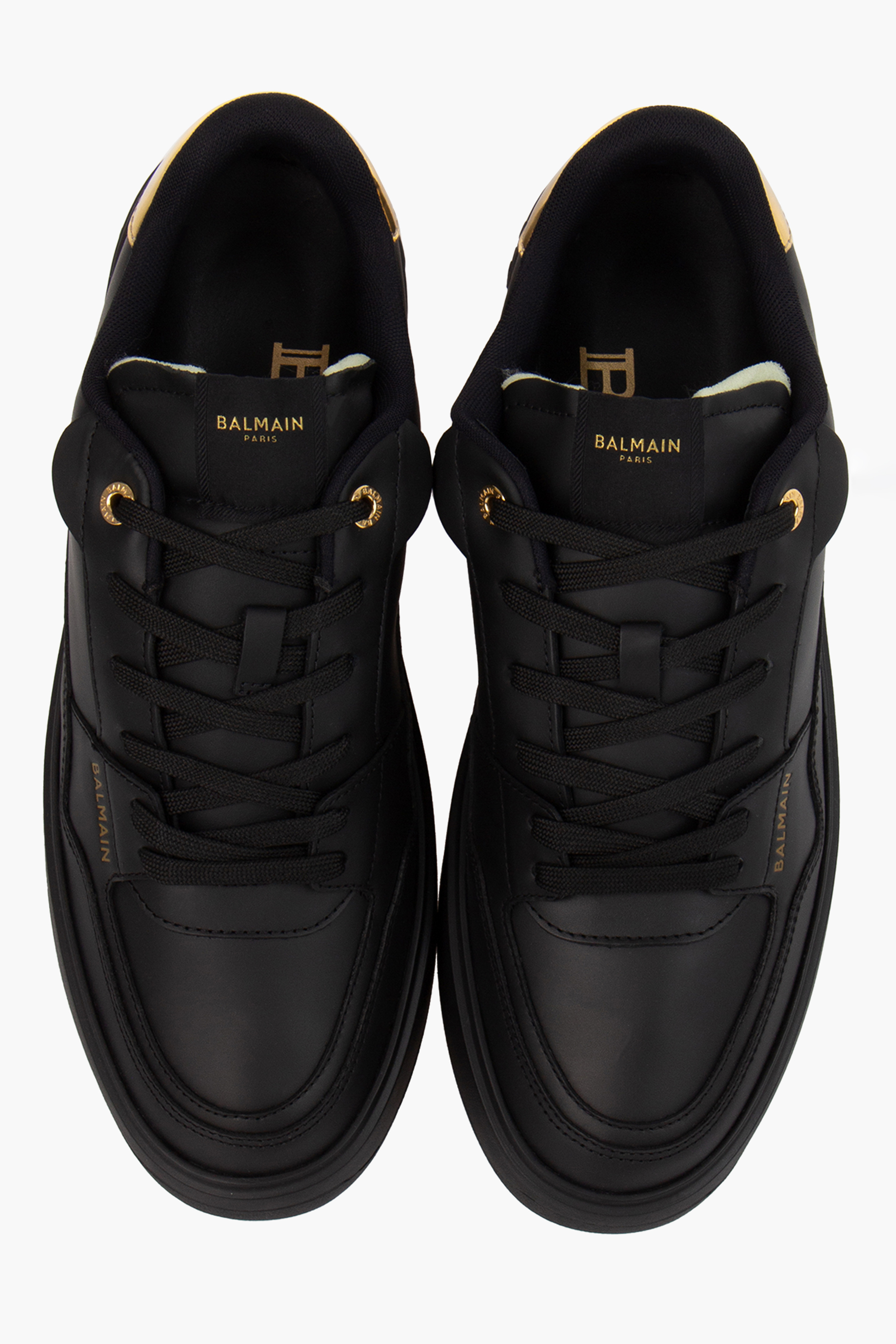 BALMAIN Leather Sneakers B-Court Flip