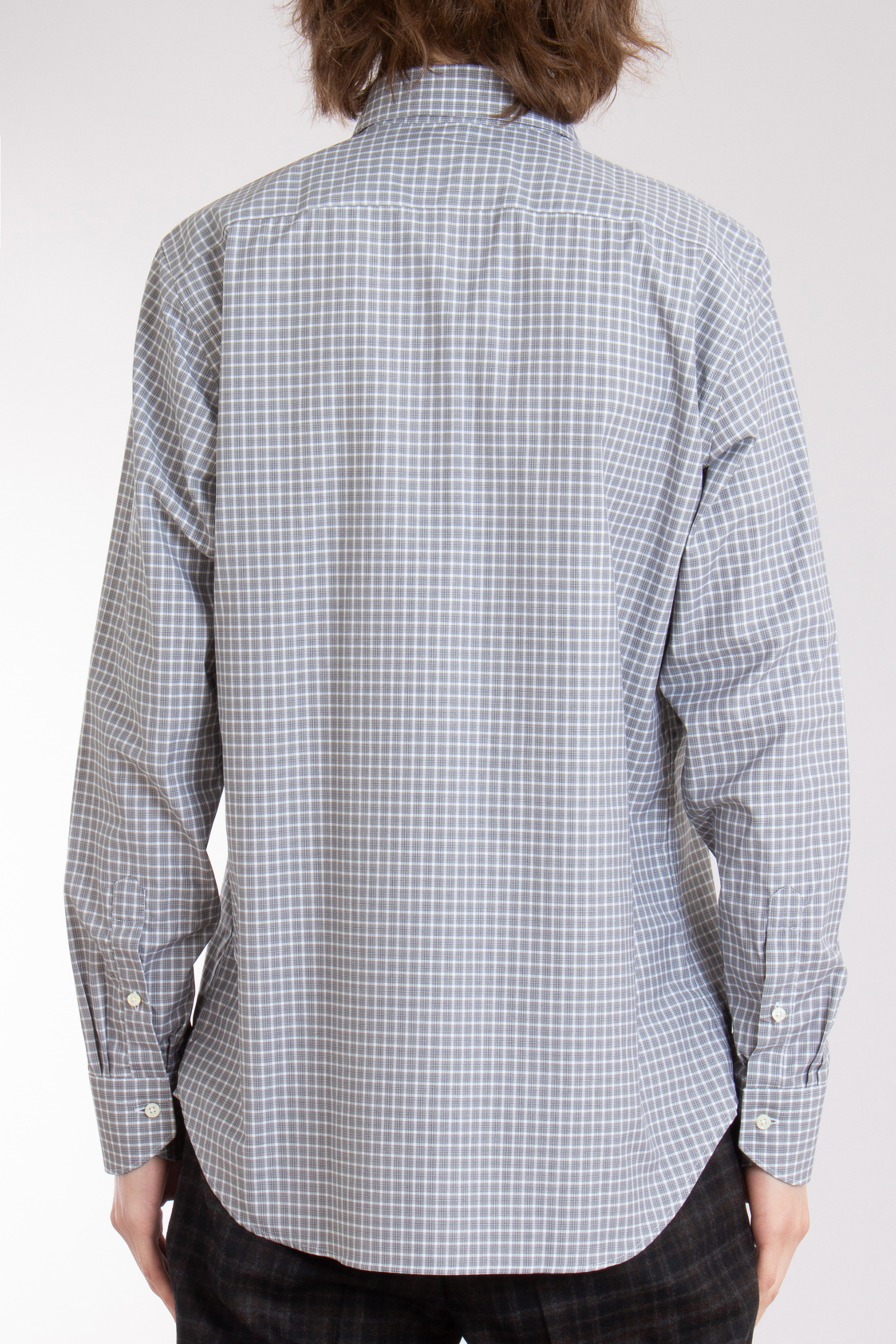 CANALI Regular Fit Checked Impeccable-Cotton Shirt