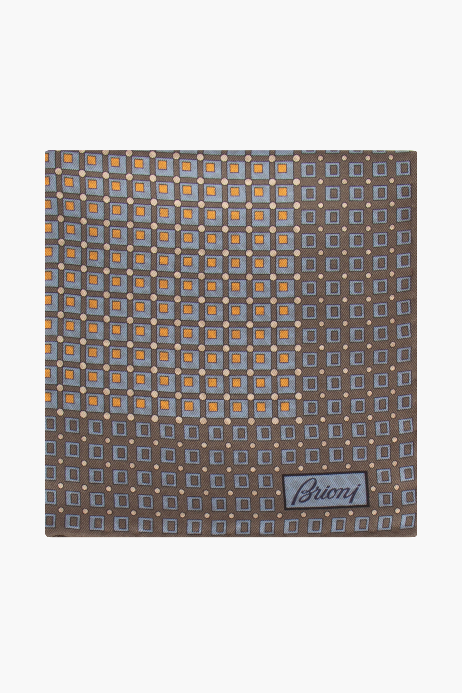 BRIONI Patterned Responsible Silk Hankerchief