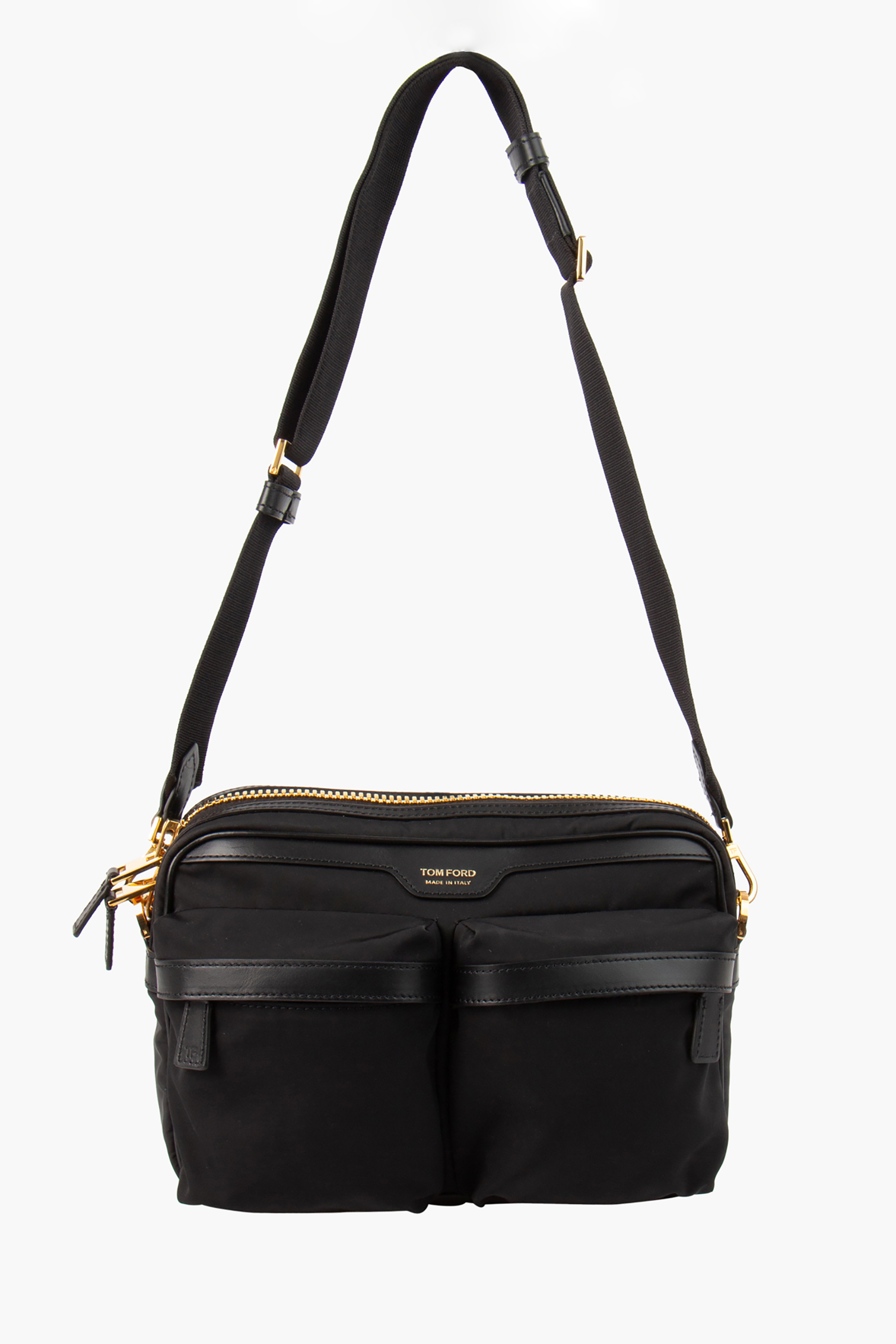 TOM FORD Recycled Nylon Utility Messenger Bag