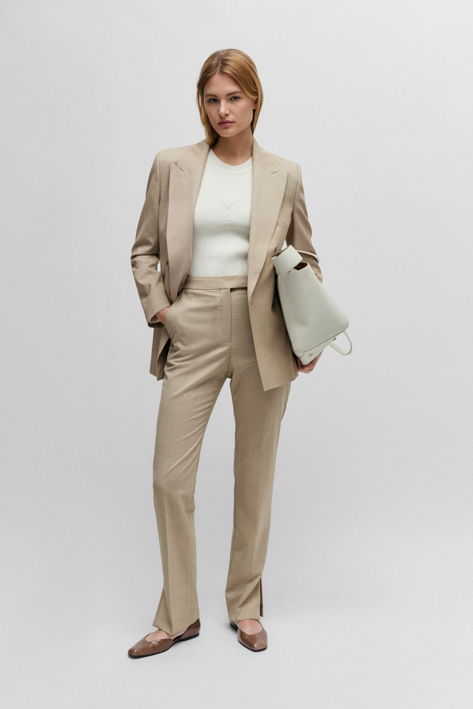 BOSS Italian Virgin Wool Pants Teana