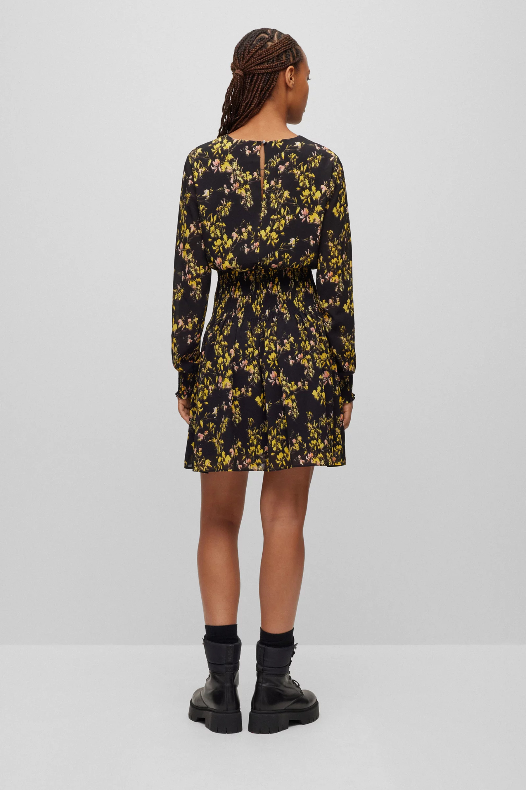 HUGO Printed Recycled Synthetic Mini Dress Kolinis