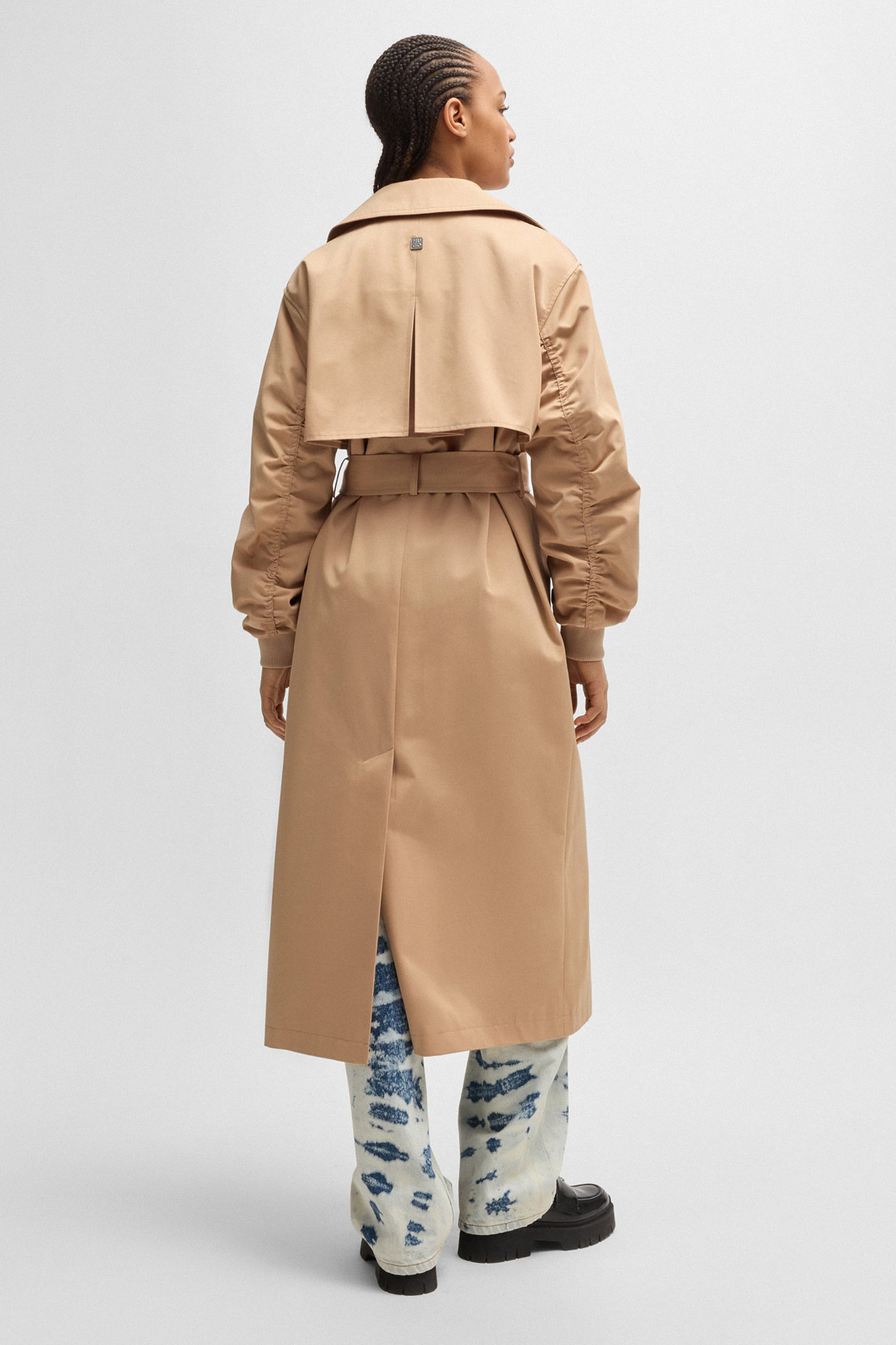 HUGO Oversized Cotton Trenchcoat Malasa