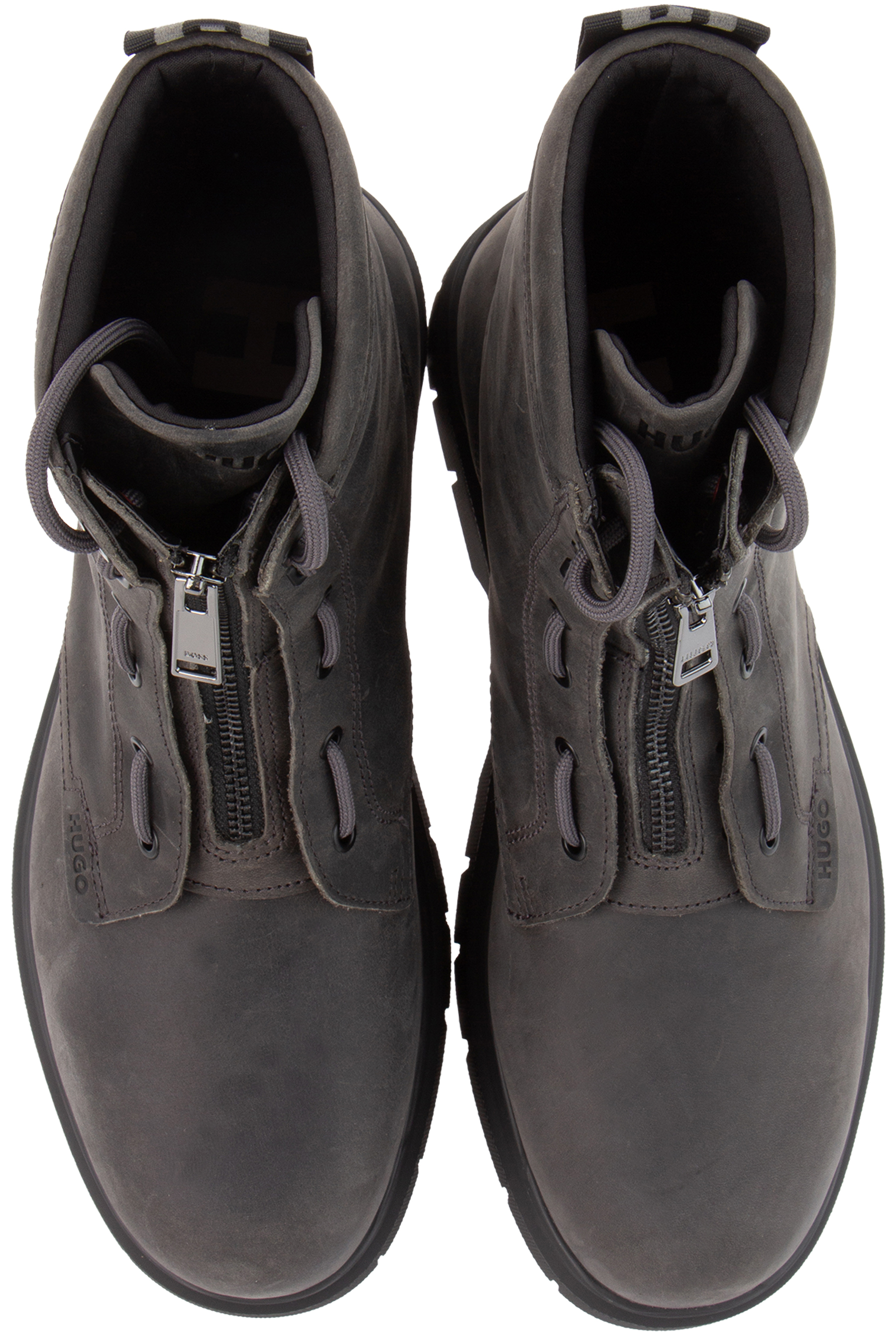 HUGO Lace-Up Leather Boots Ryan