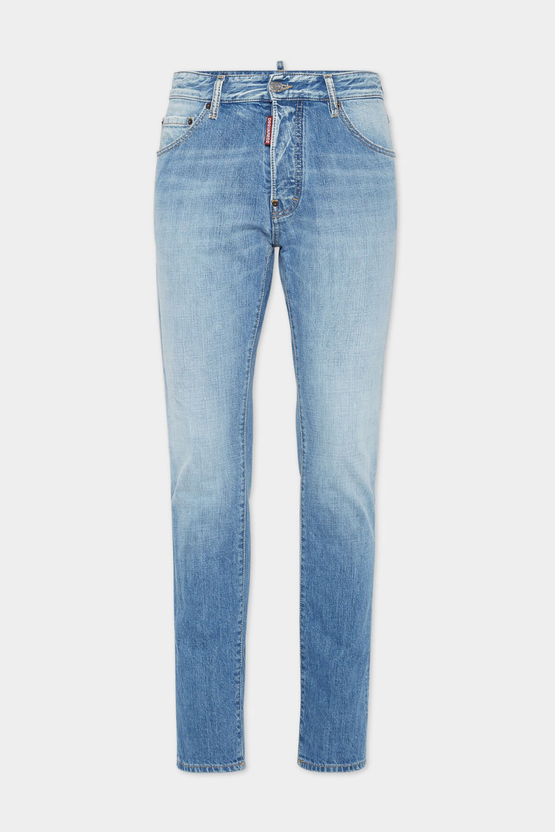 DSQUARED2 Light Clean Wash Cotton Denim Cool Guy Jeans