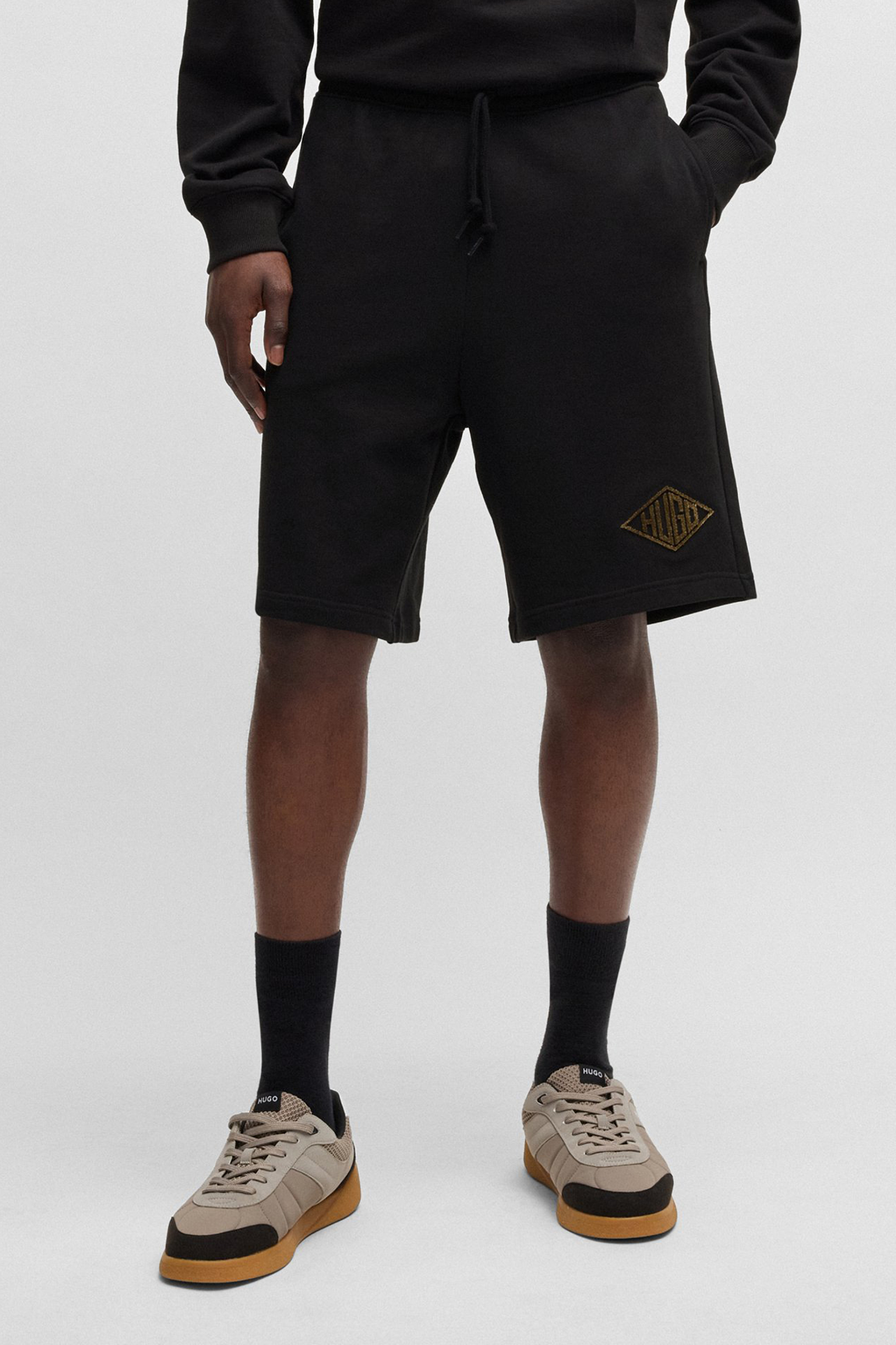 HUGO Relaxed Fit Cotton Terry Shorts Damtus