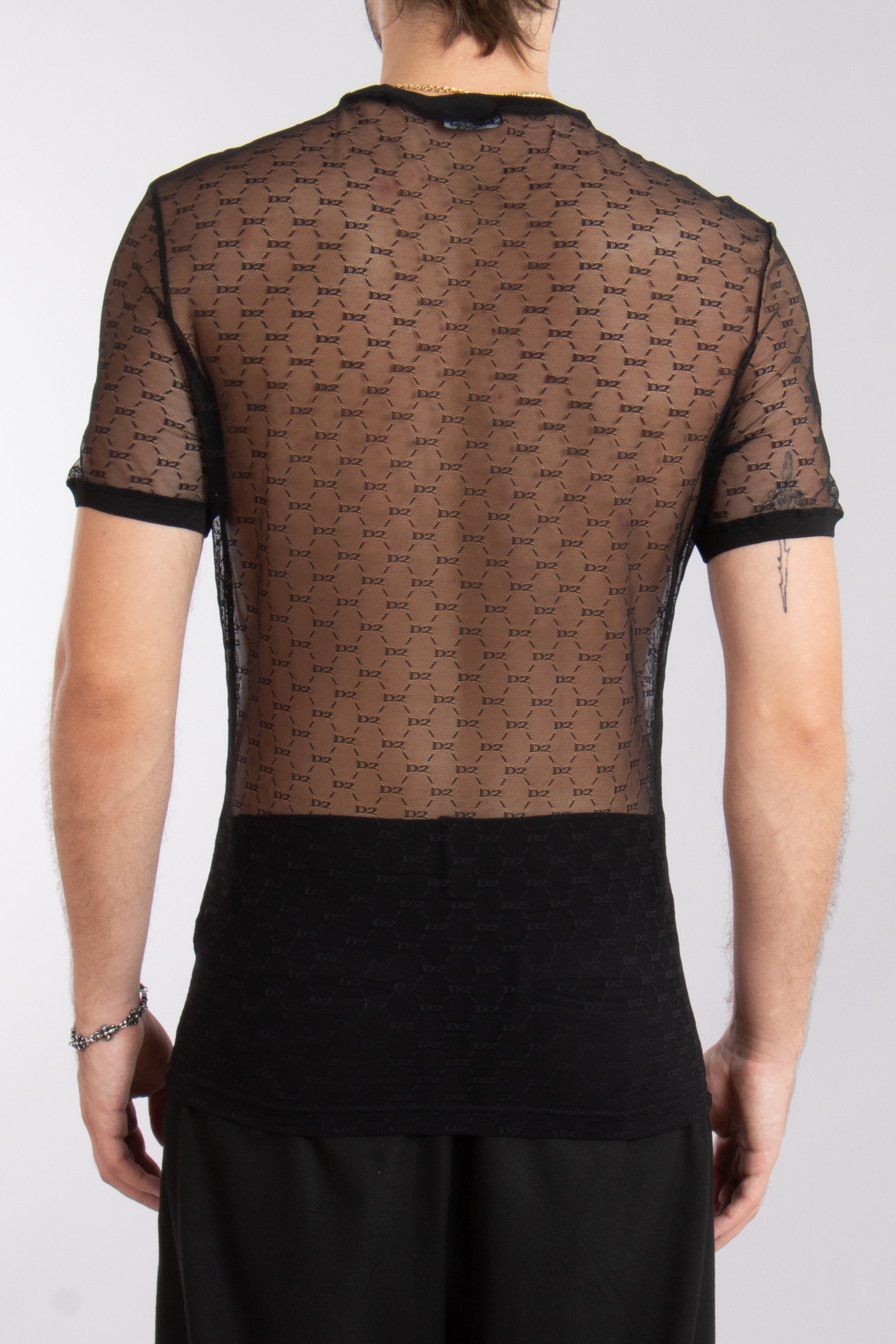 DSQUARED2 Nylon Stretch Mesh T-Shirt