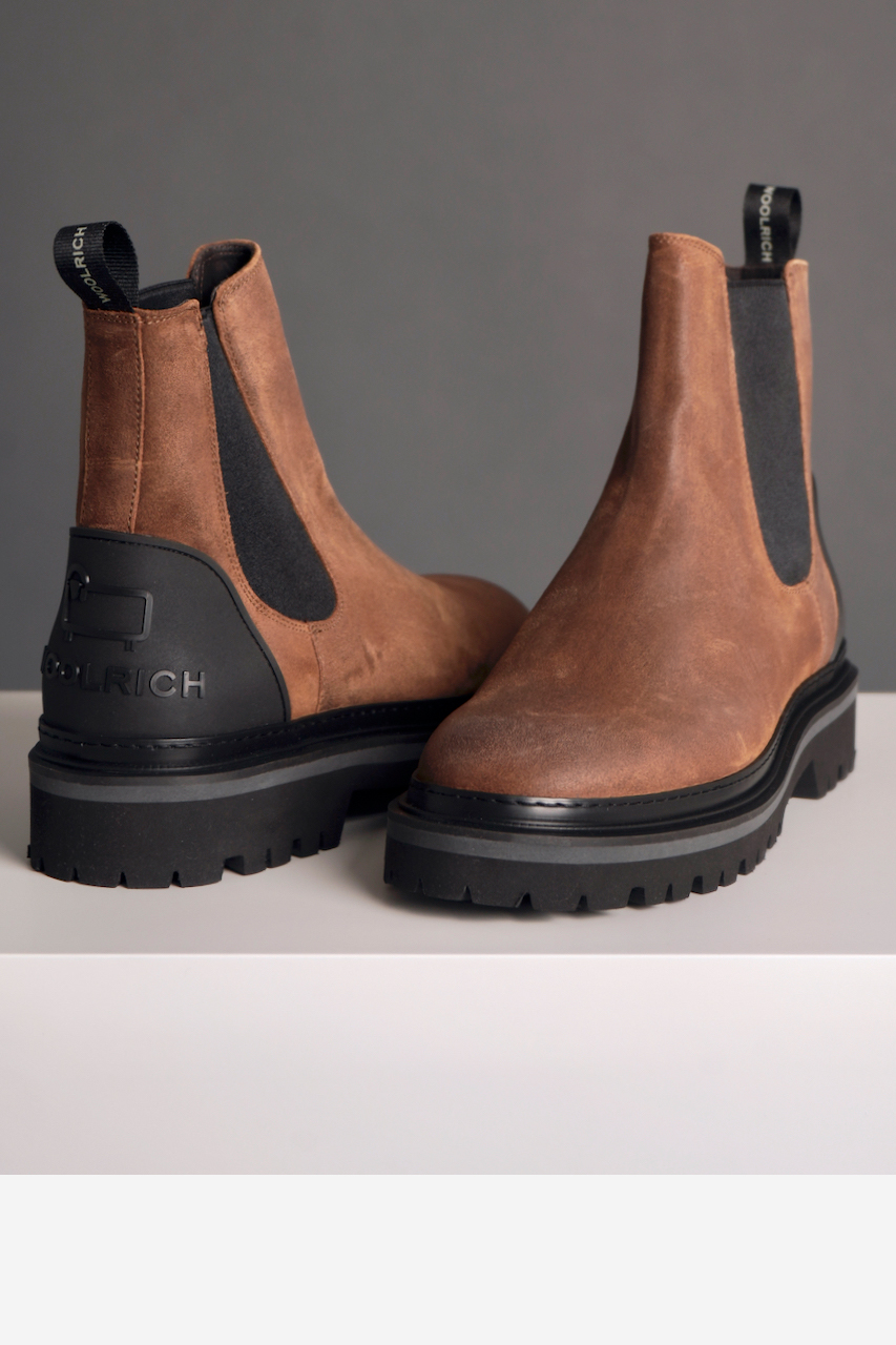 WOOLRICH Suede Chelsea Boots