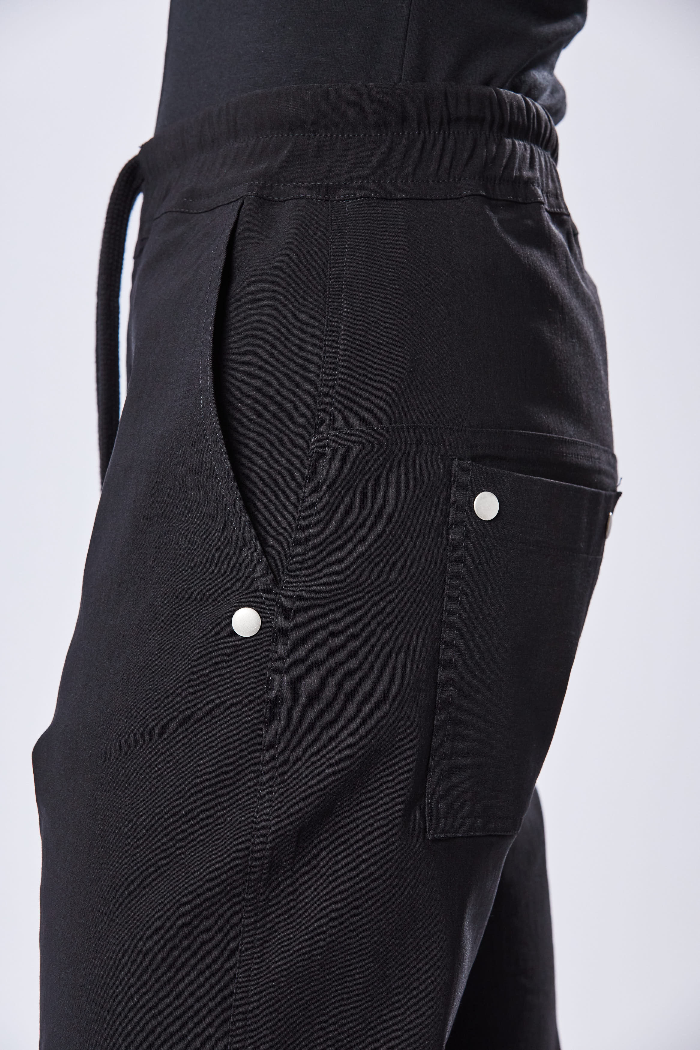 THOM KROM Dropped Crotch Stretch Fabric Pants 