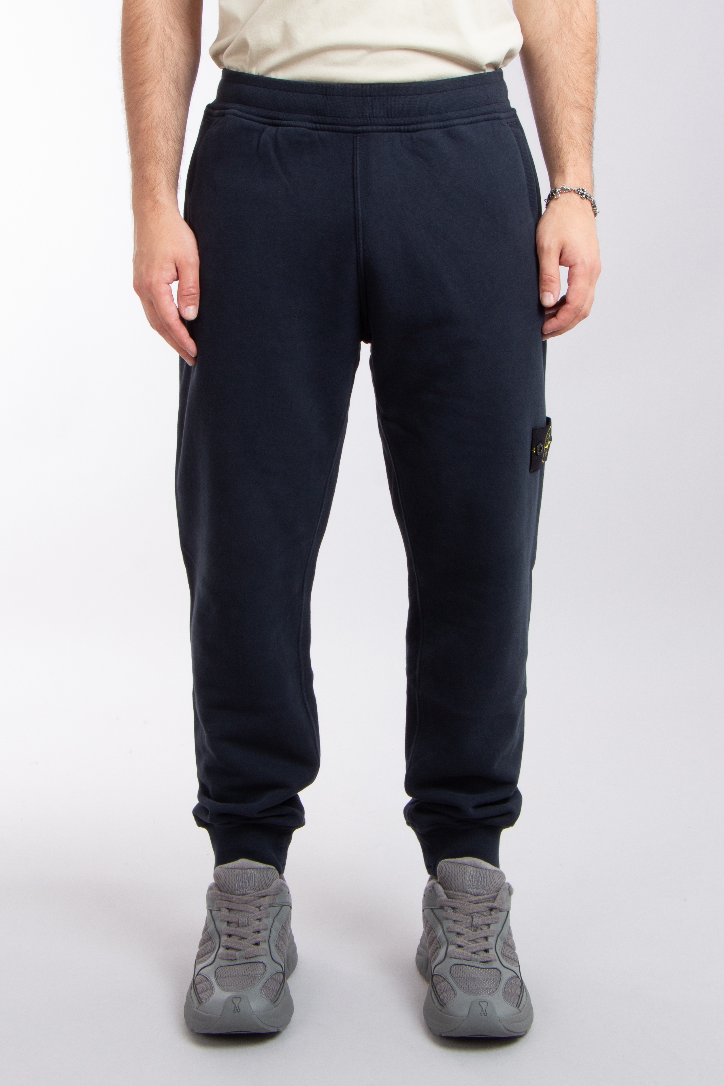 STONE ISLAND Brushed Organic Cotton Fleece Sweatpants