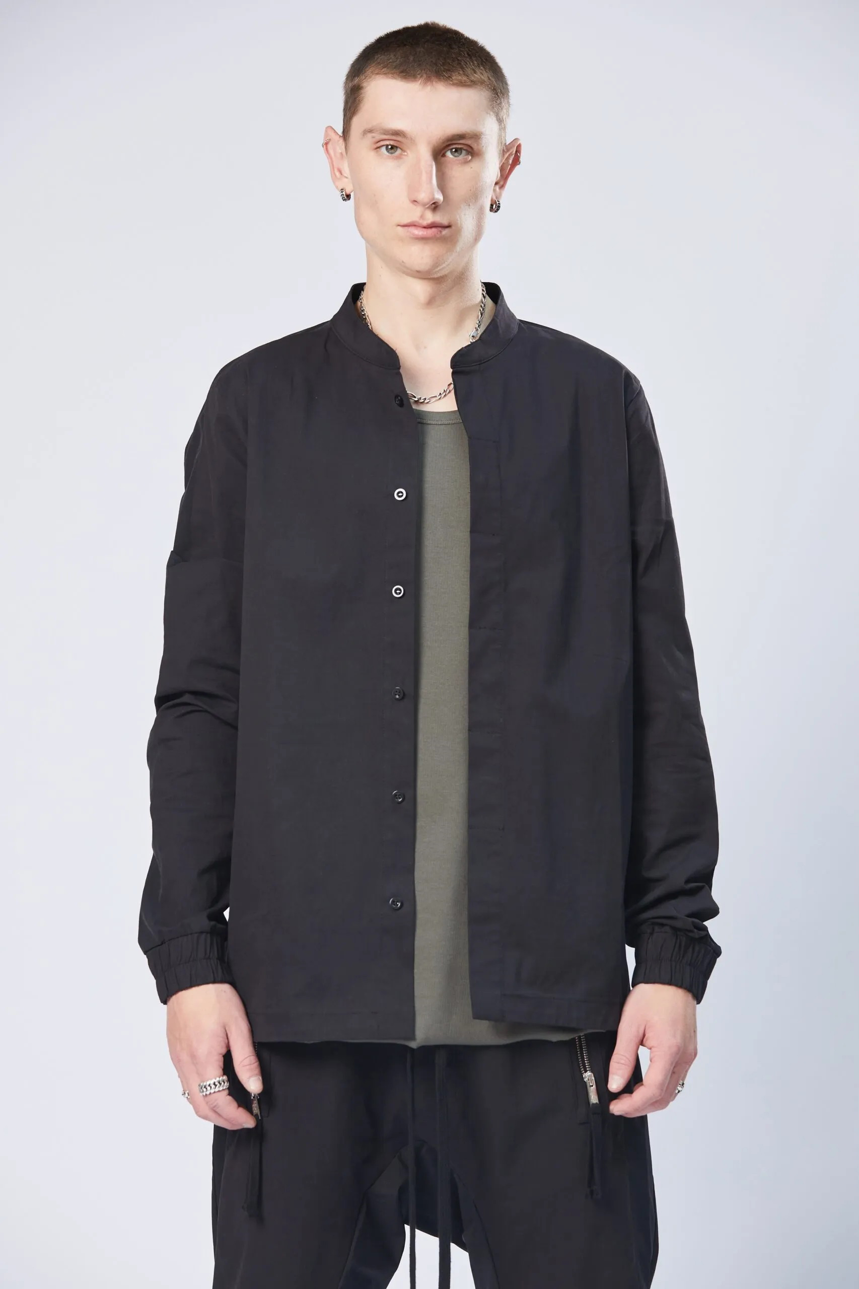 THOM KROM Cotton Stretch Overshirt 