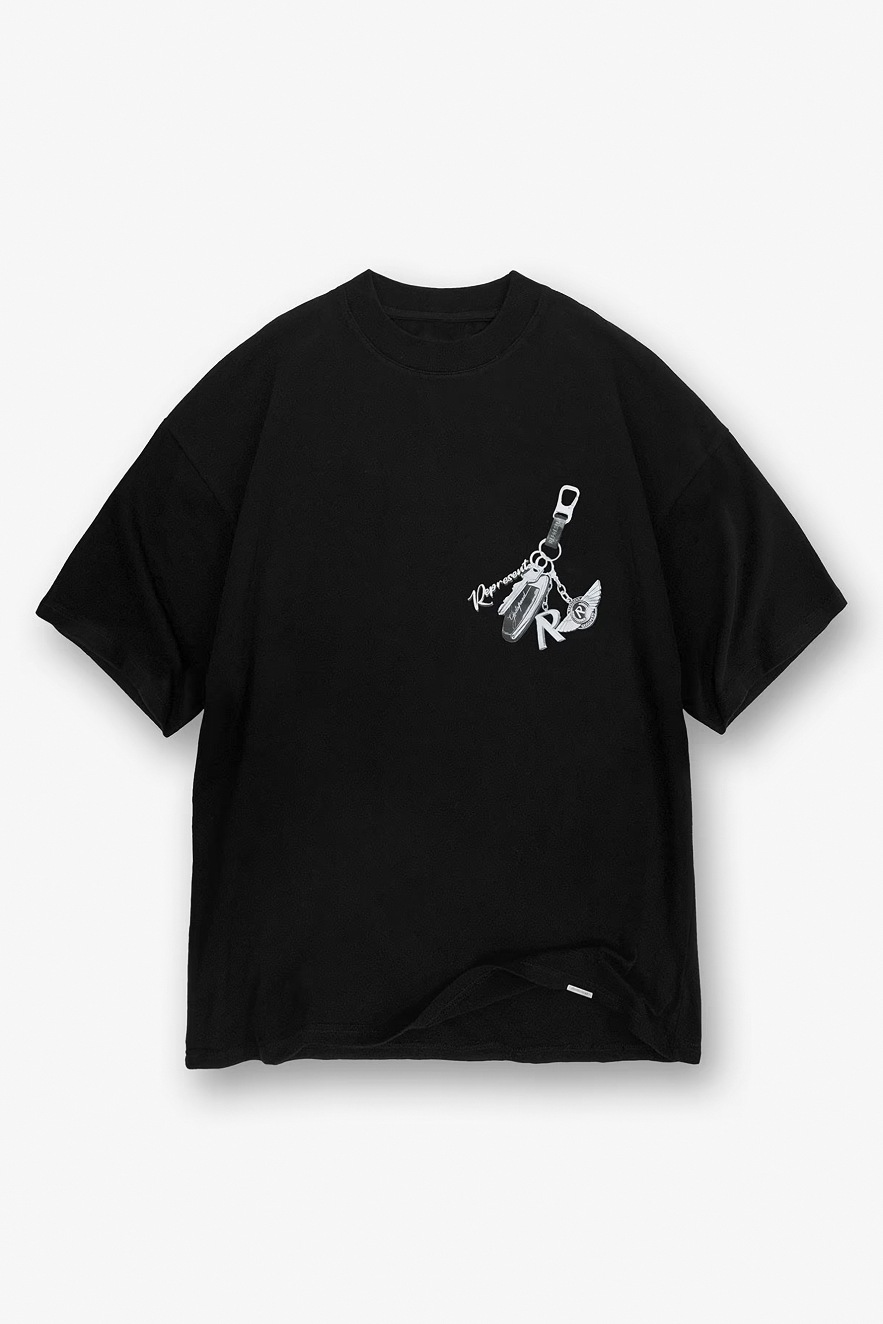 REPRESENT Keys To The Club Print Cotton T-Shirt